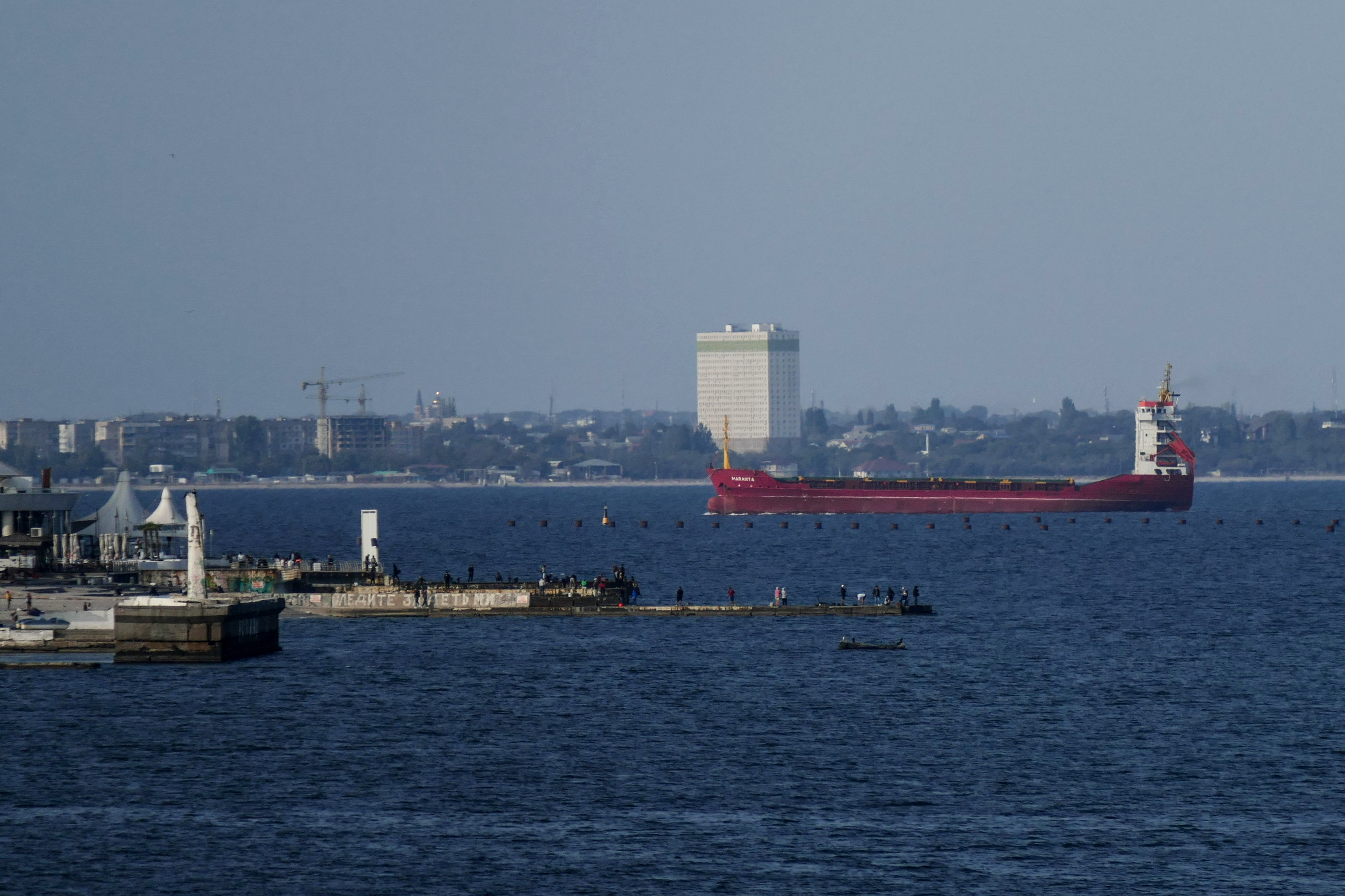 Two cargo ships enter port of Odesa