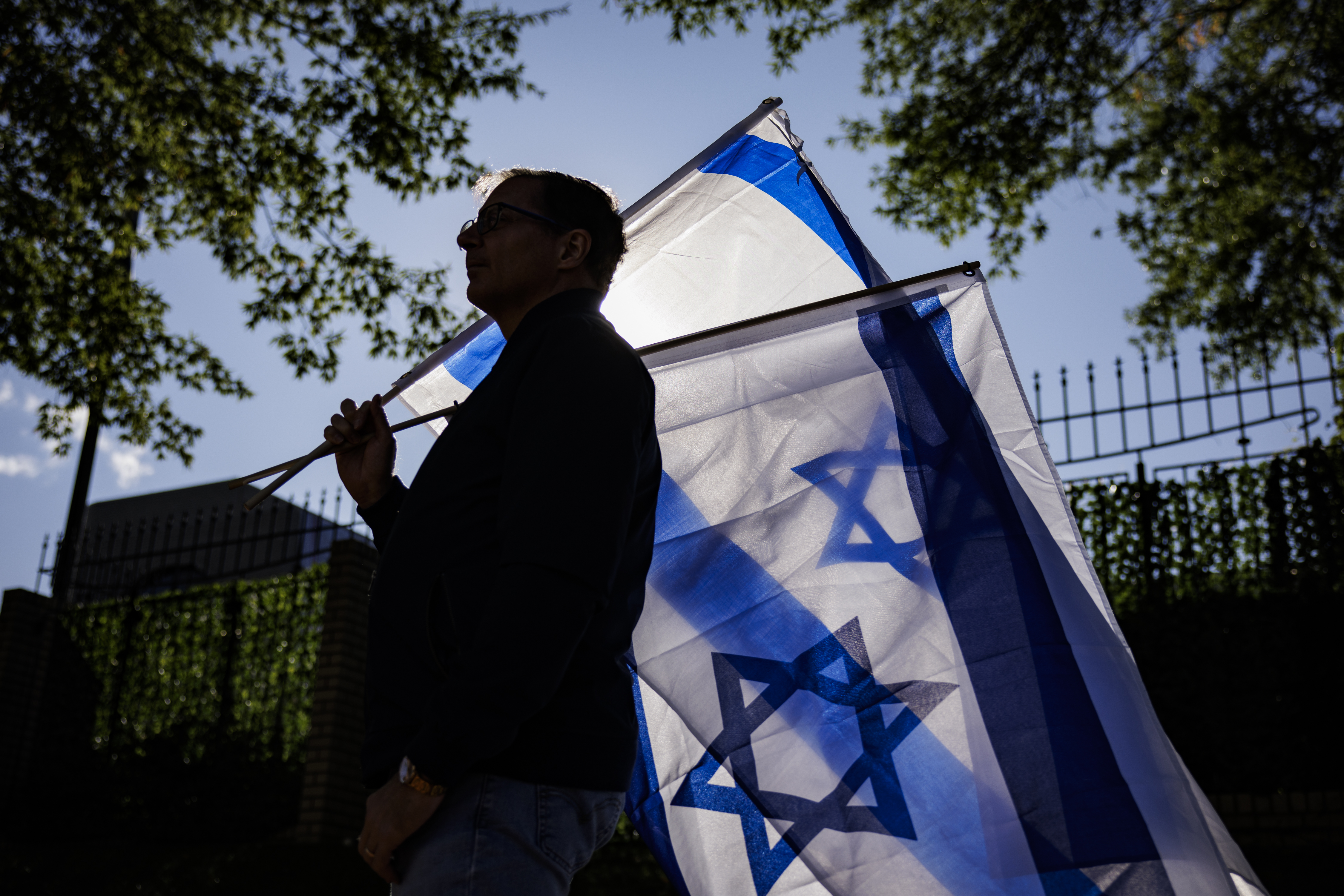 Reuters- Israel-Hamas Rally Held At Israel's Embassy In Washington, D.C. After Hamas Attack