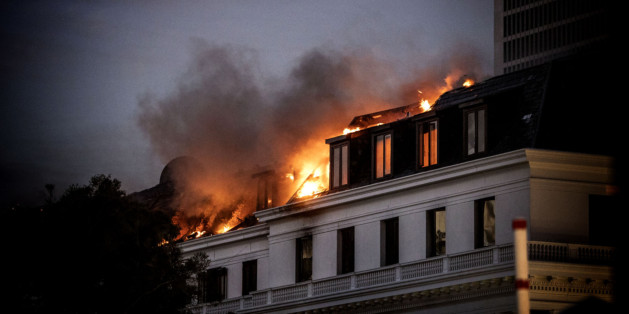 Why National Assembly burned: SAPS asleep, Parliamentary Protection Services sent off duty, broken firefighting systems
