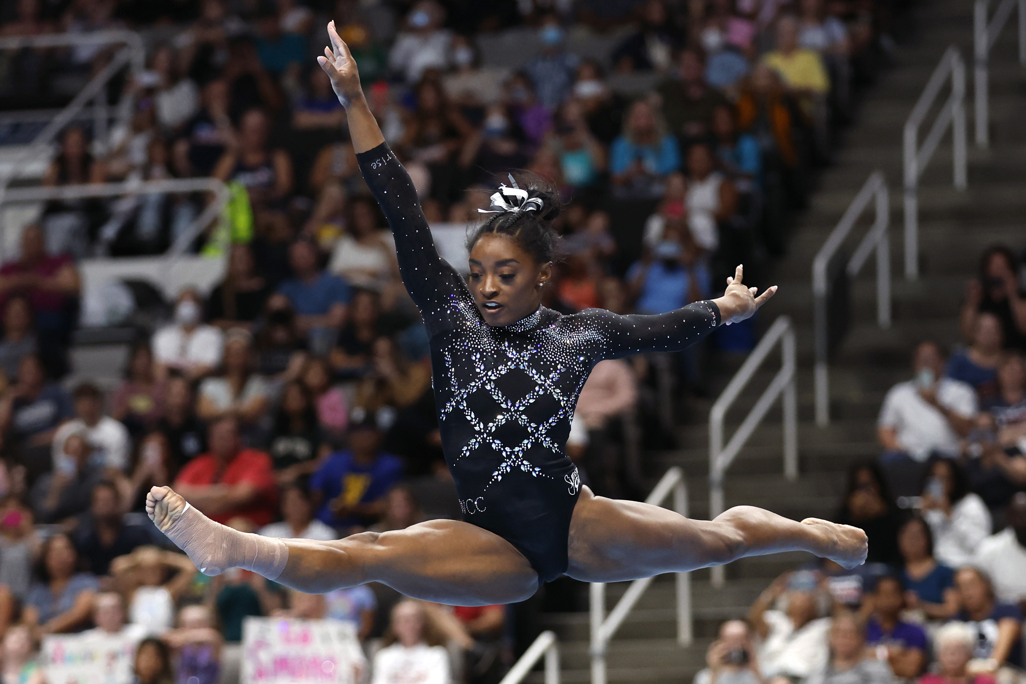 Simone Biles’s brilliant comeback thrills SA gymnastics star Caitlin Rooskrantz
