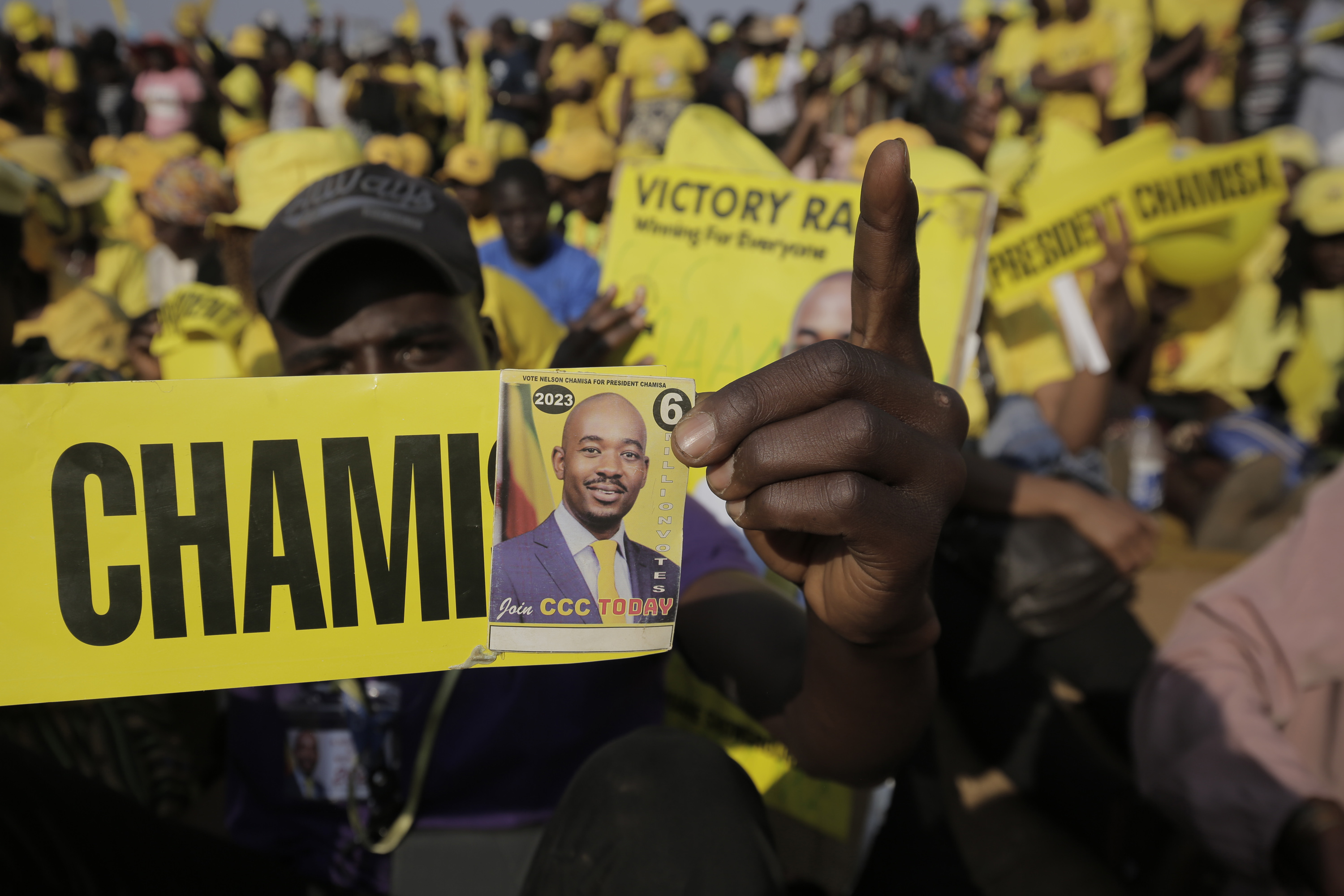 CCC last election campaign rally in Harare