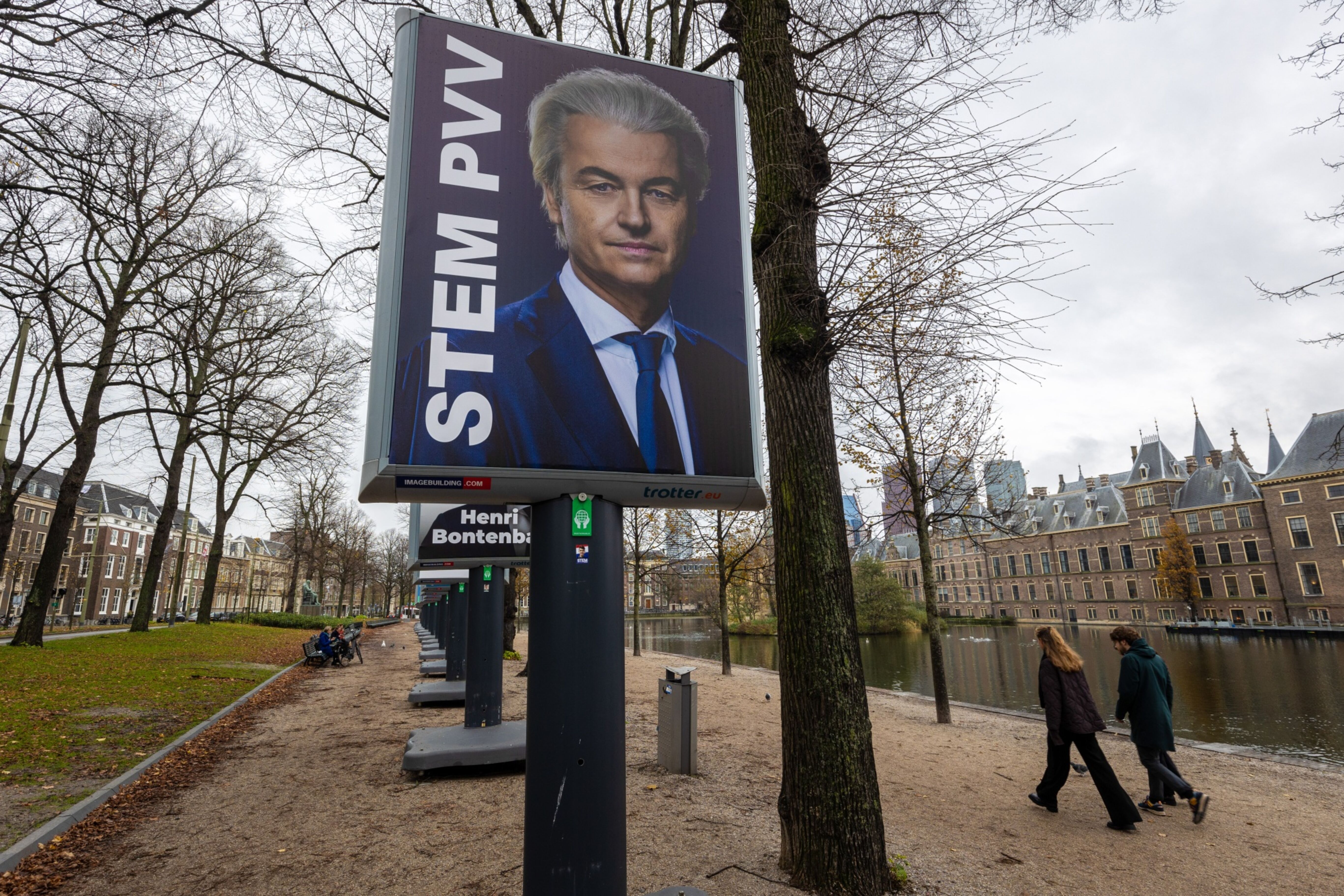 Election Campaign Posters Ahead Of Dutch Vote
