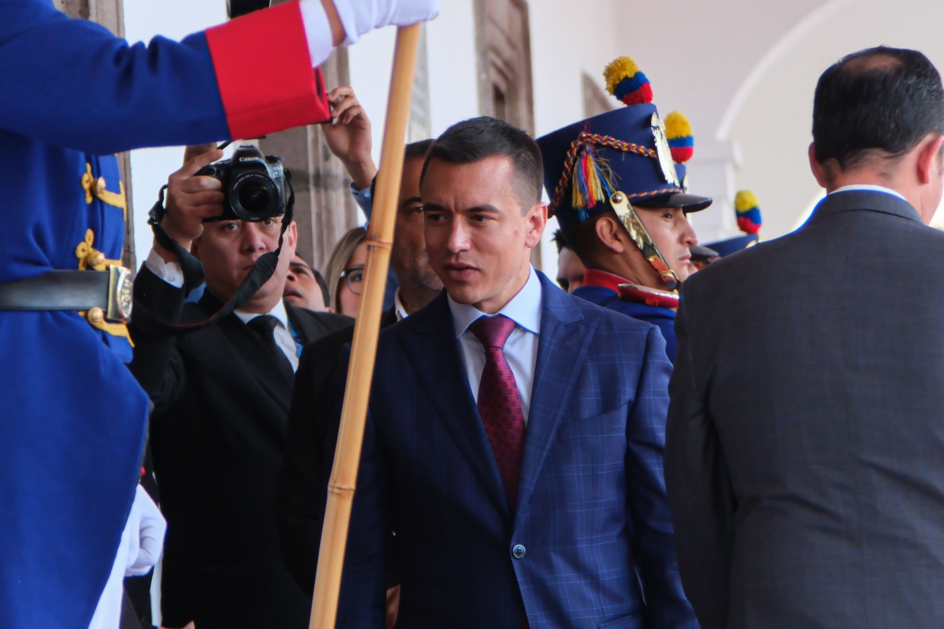 President Guillermo Lasso Meets With President-Elect Daniel Noboa