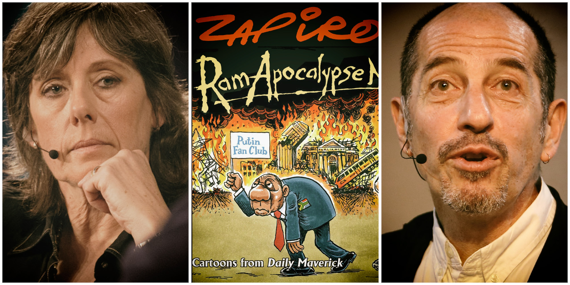 ‘South Africa is the gift that keeps on giving,’ says Zapiro at launch of annual collection of cartoons