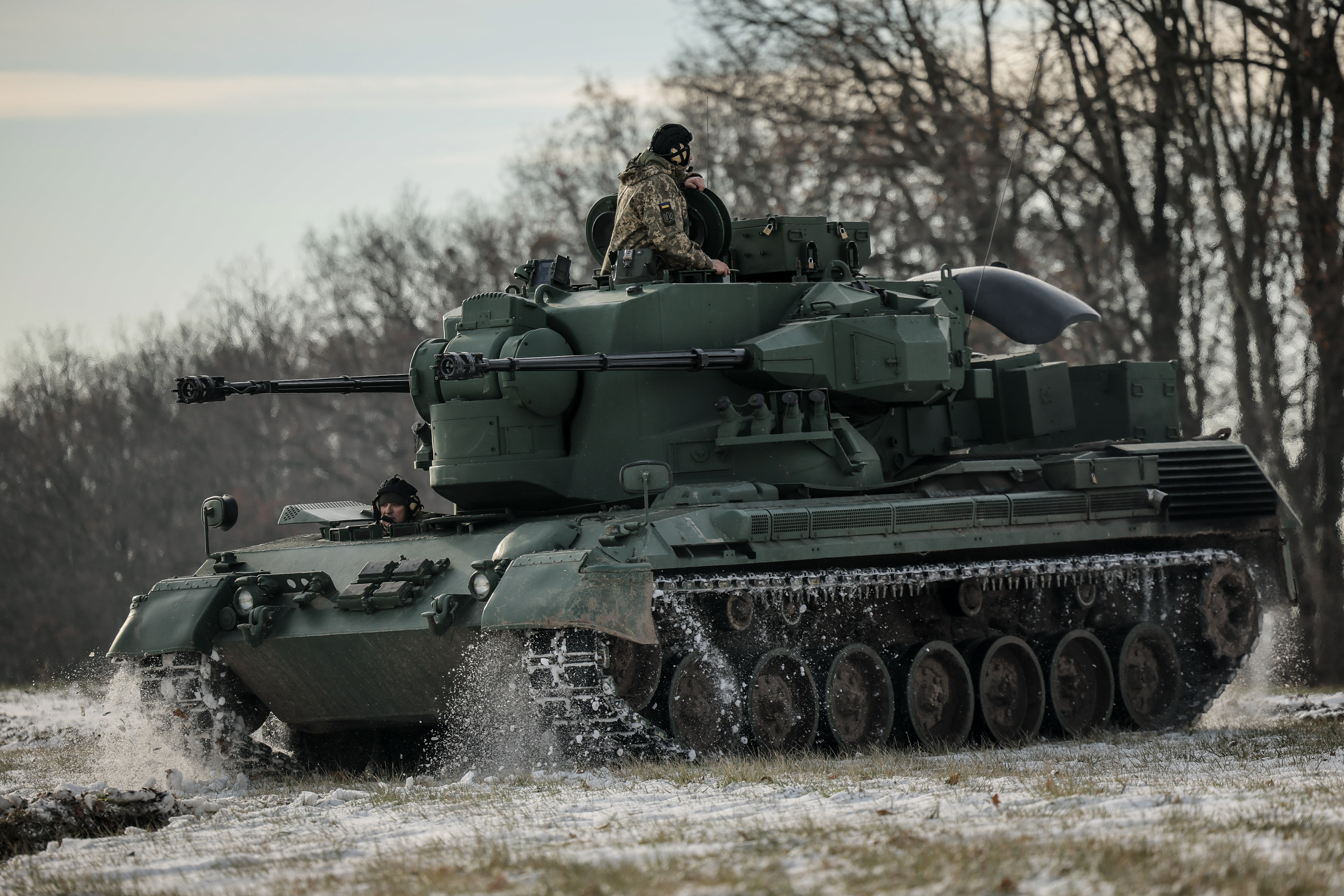 Anti aircraft unit near Kyiv