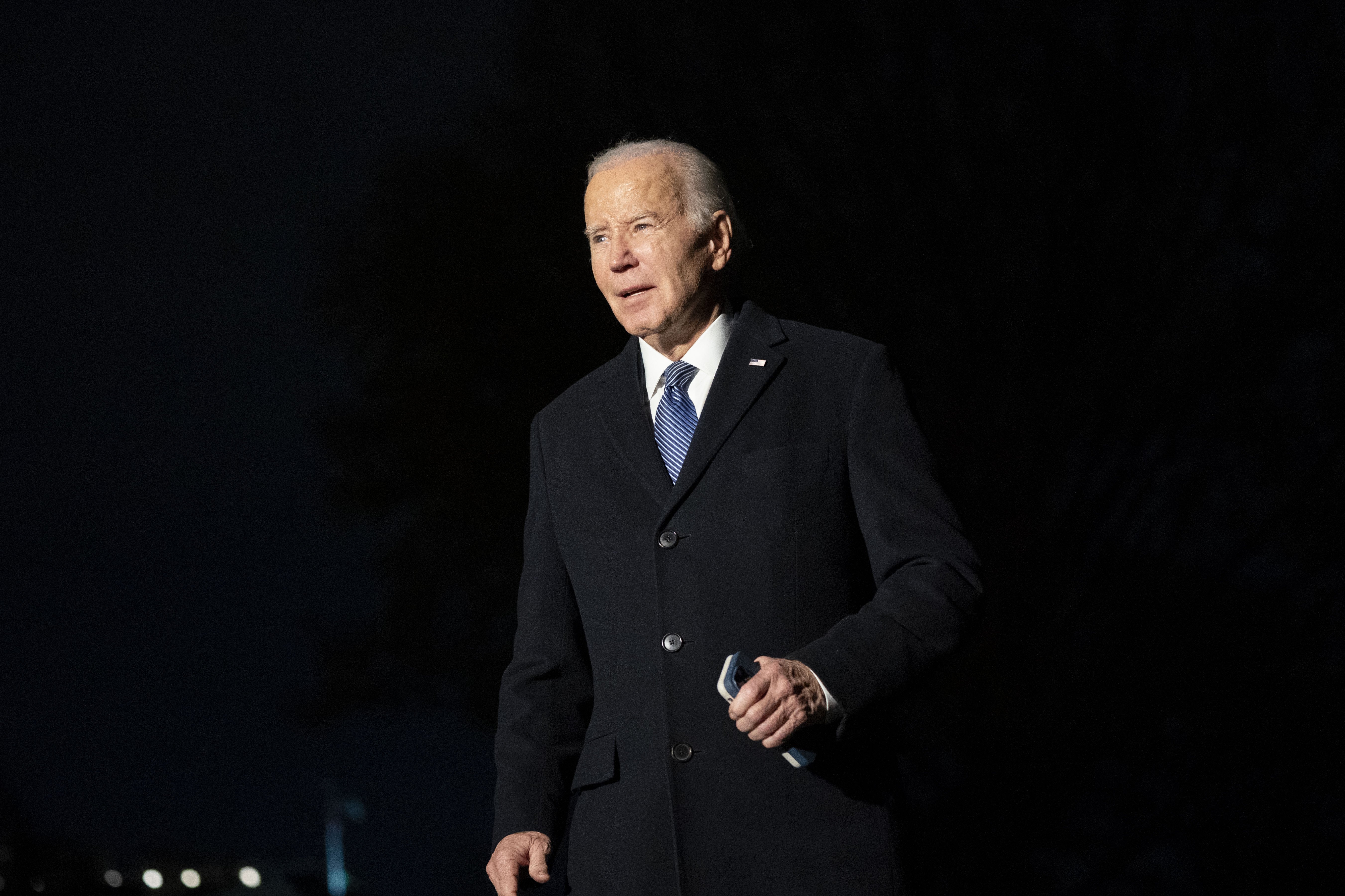 US President Biden speaks to press after Boston trip