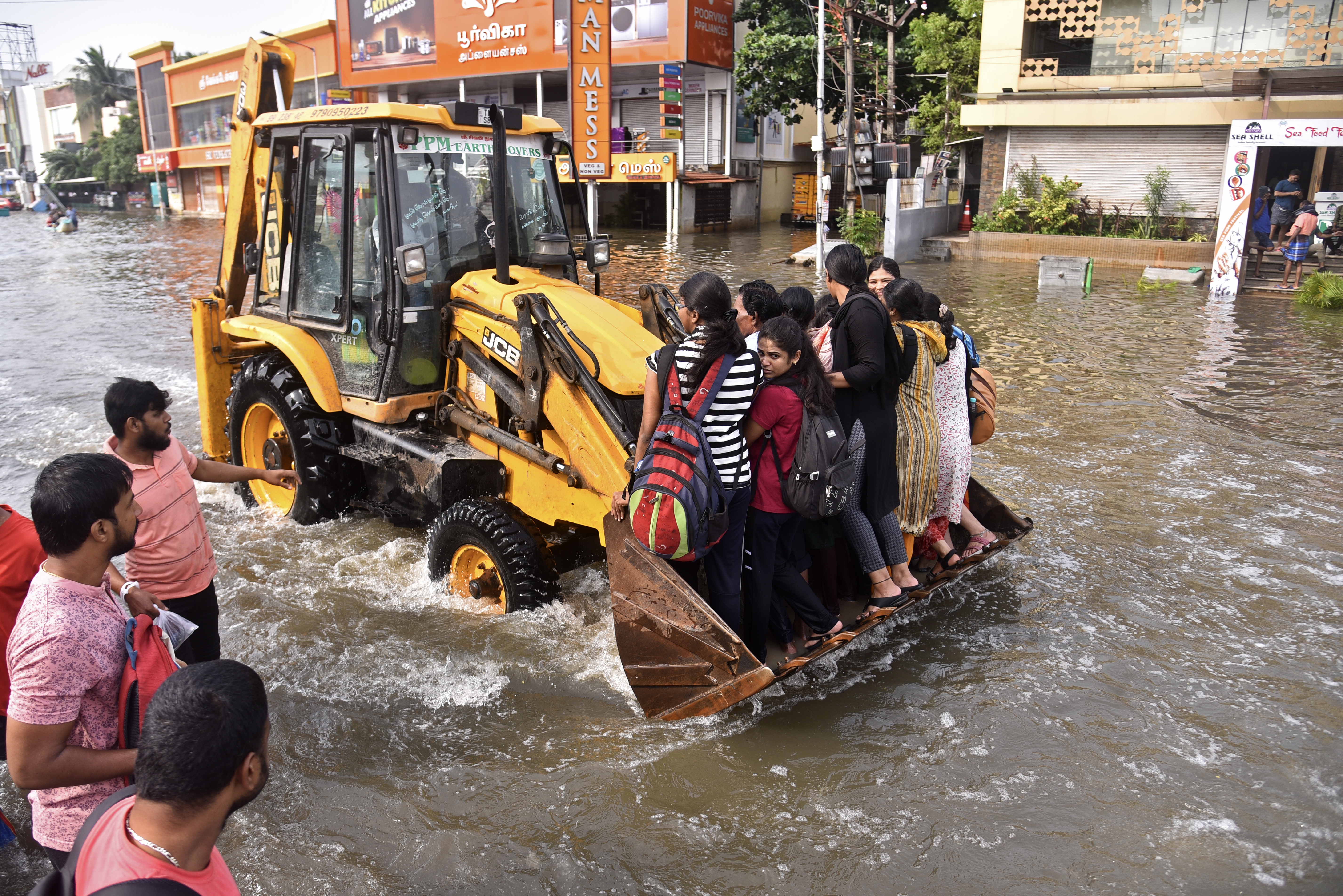 Cyclone Michaung makes landfall on India's southeastern coast killing at least 17 in flood-hit Chennai