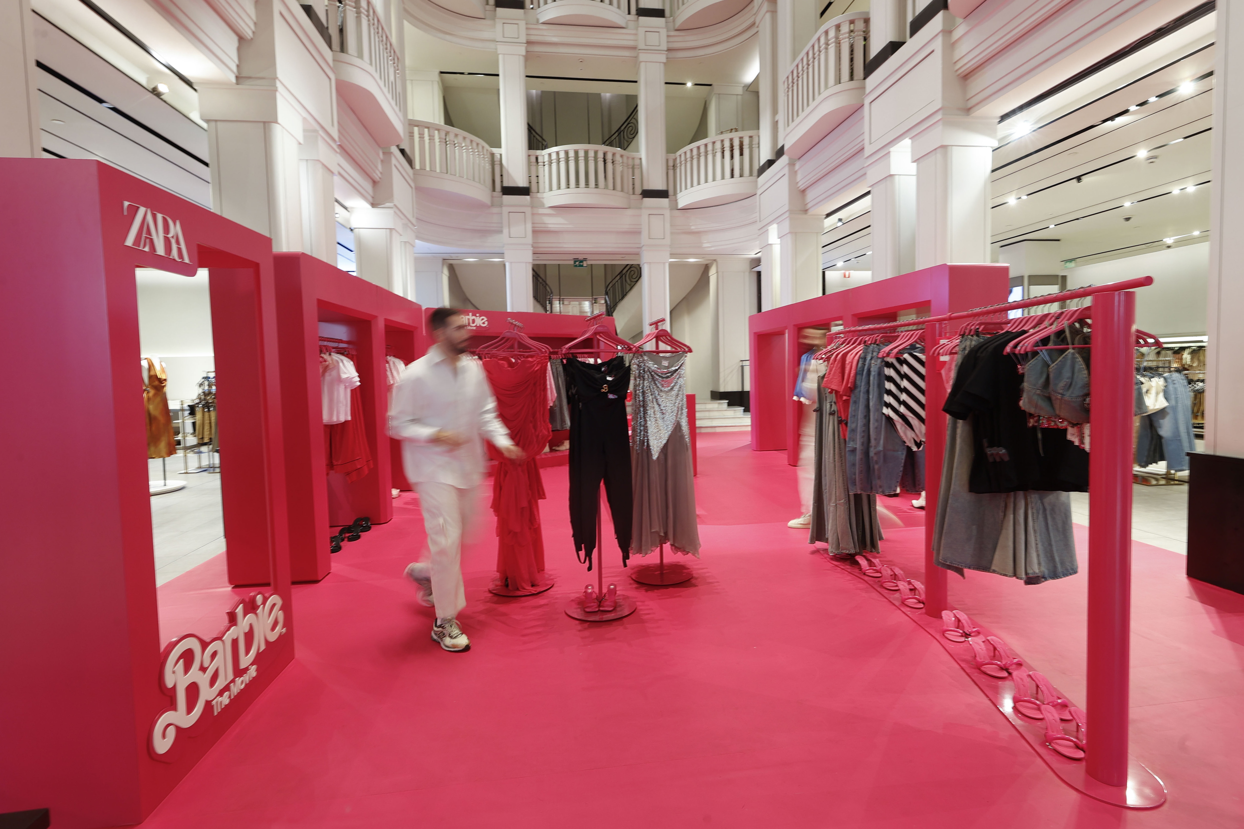 Zara fashion store creates Barbie-inspired collection