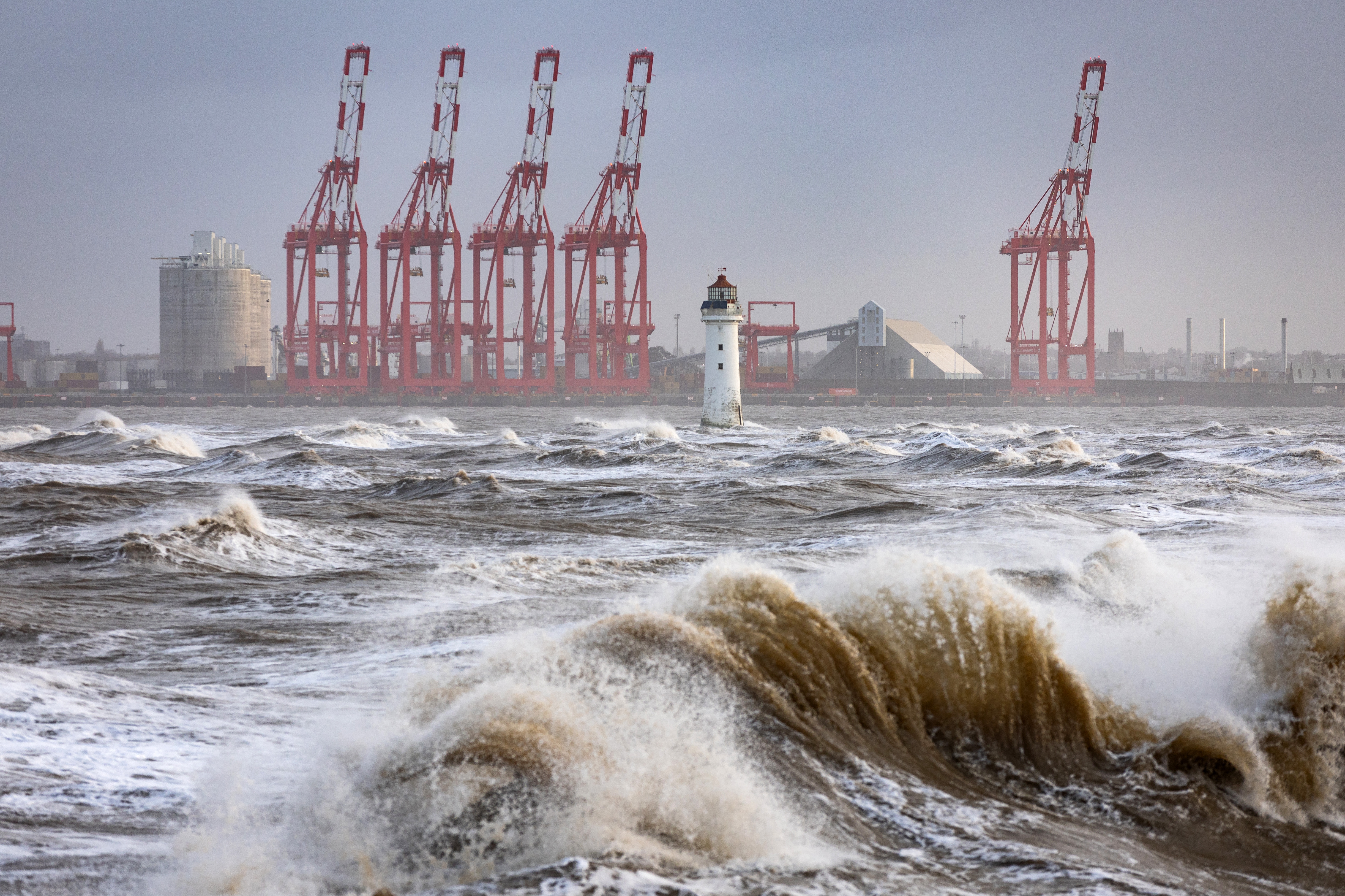 Wind warnings remain in place in Britain after Storm Isha
