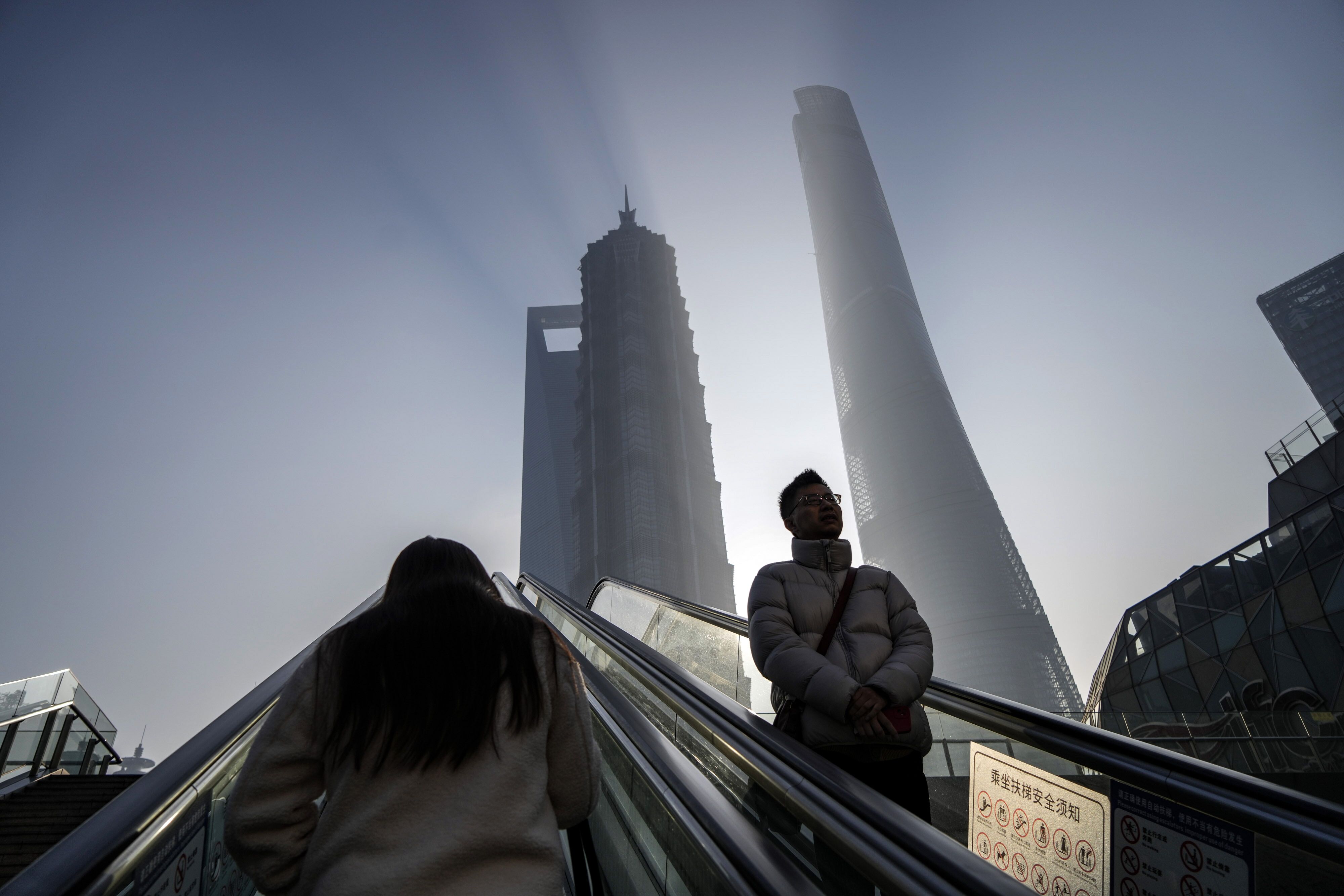 General Views of Shanghai as China Stock Catalysts Seen Lacking as Economic Woes Run Deep
