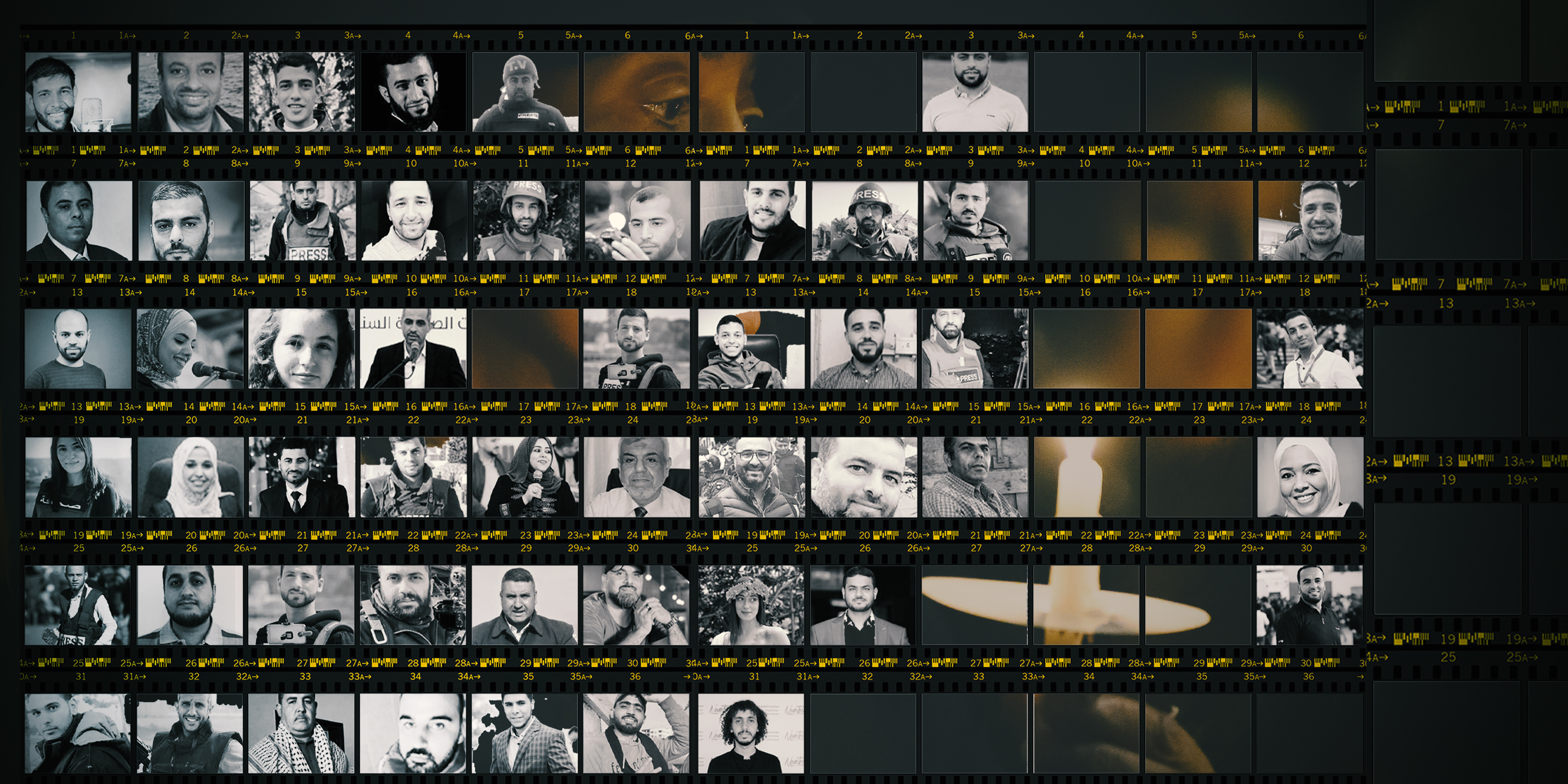 A Daily Maverick scroll of honour of journalists killed while covering the Israel-Gaza war