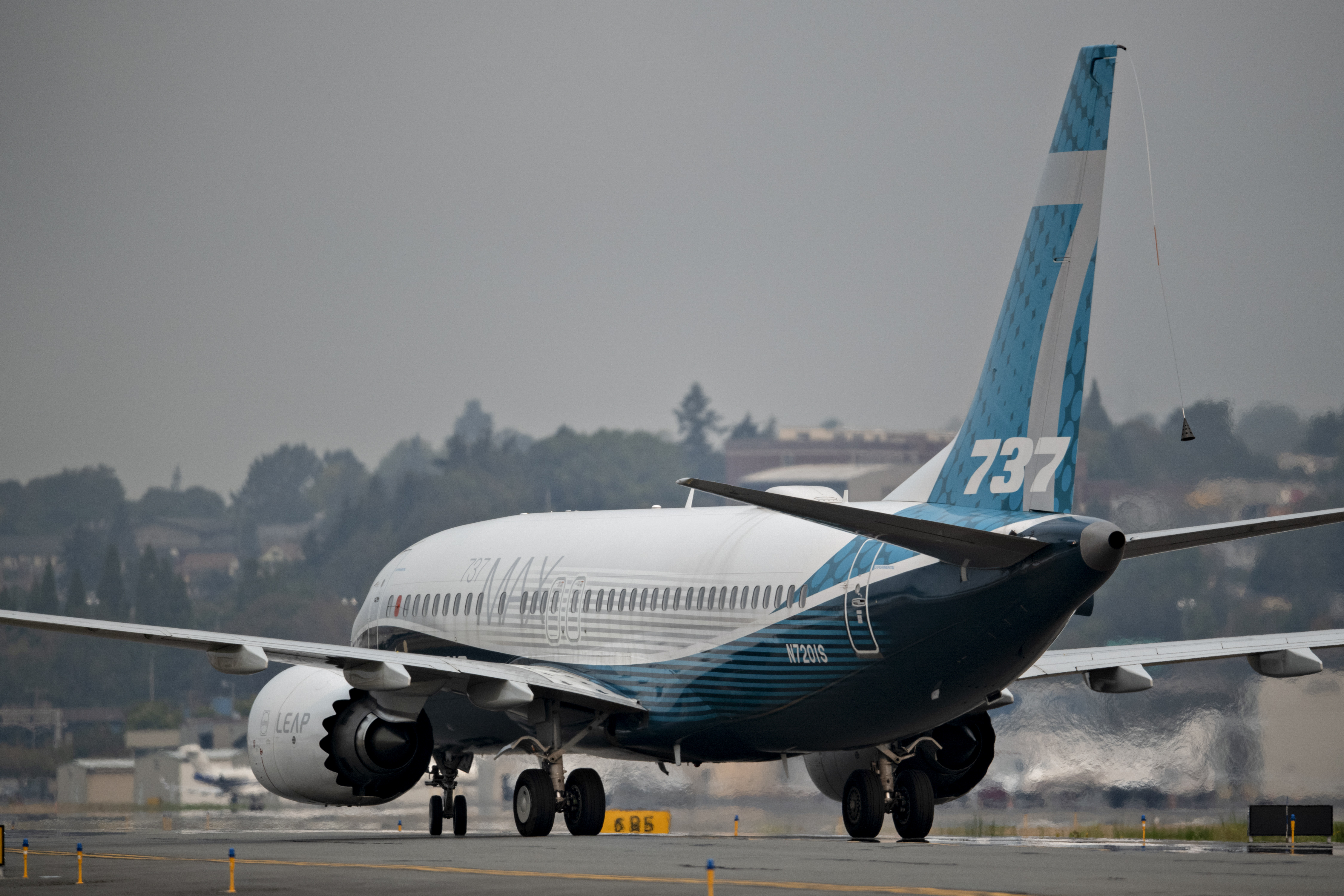 Test Flight Of Reconfigured Boeing 737 Max Airplane