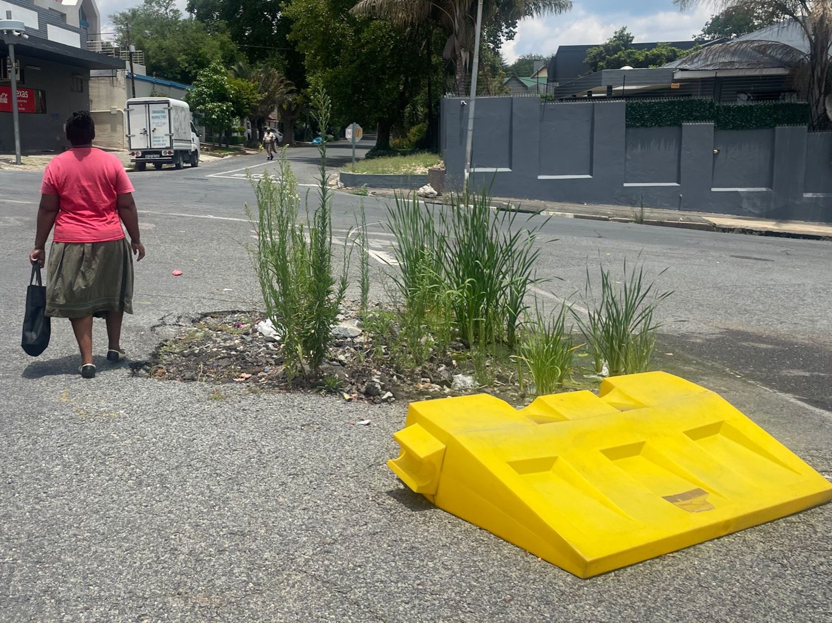Johannesburg’s most famous pothole — the symbol of a broken city