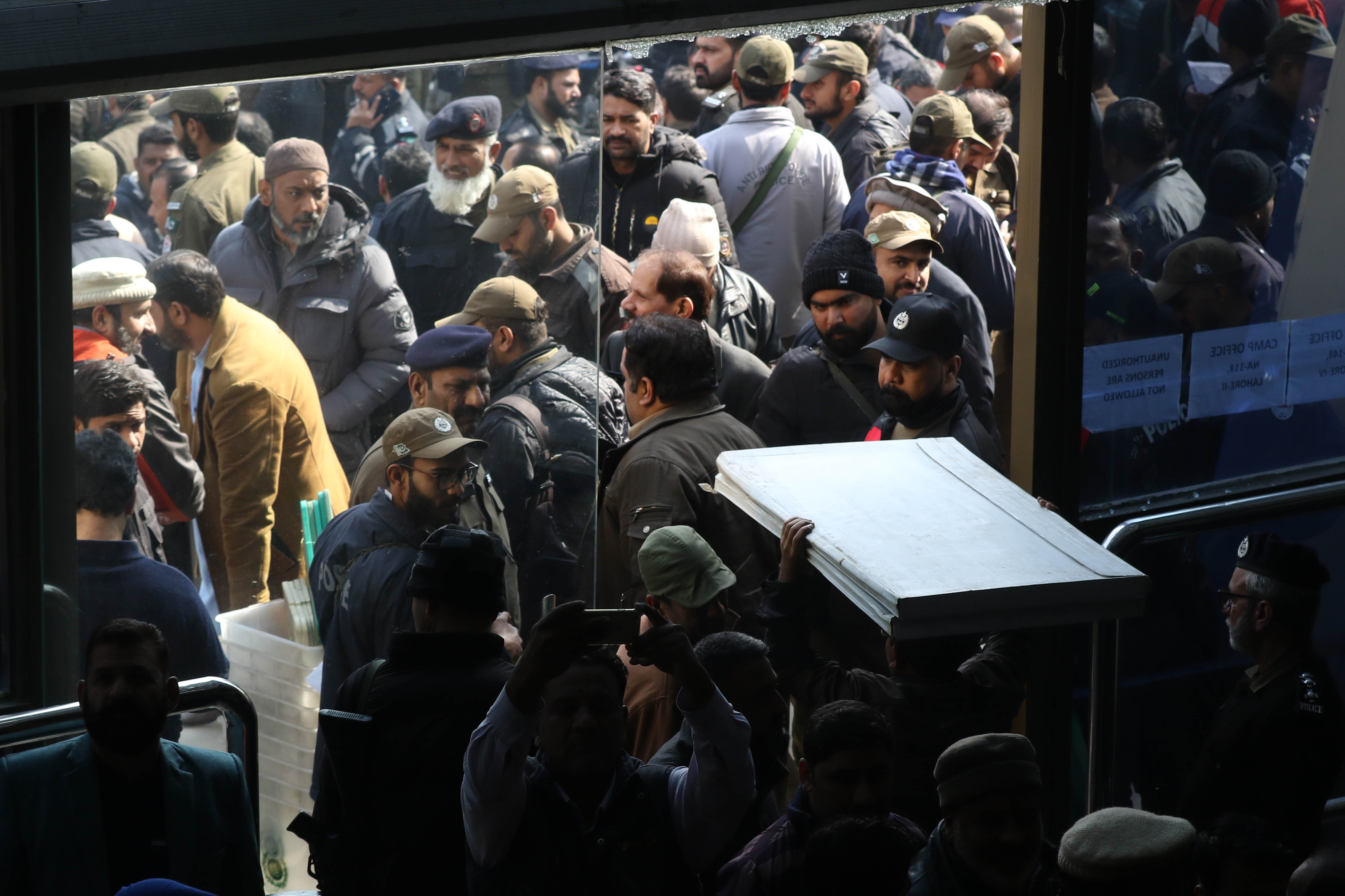 Voting materials distributed across Pakistan ahead of general elections