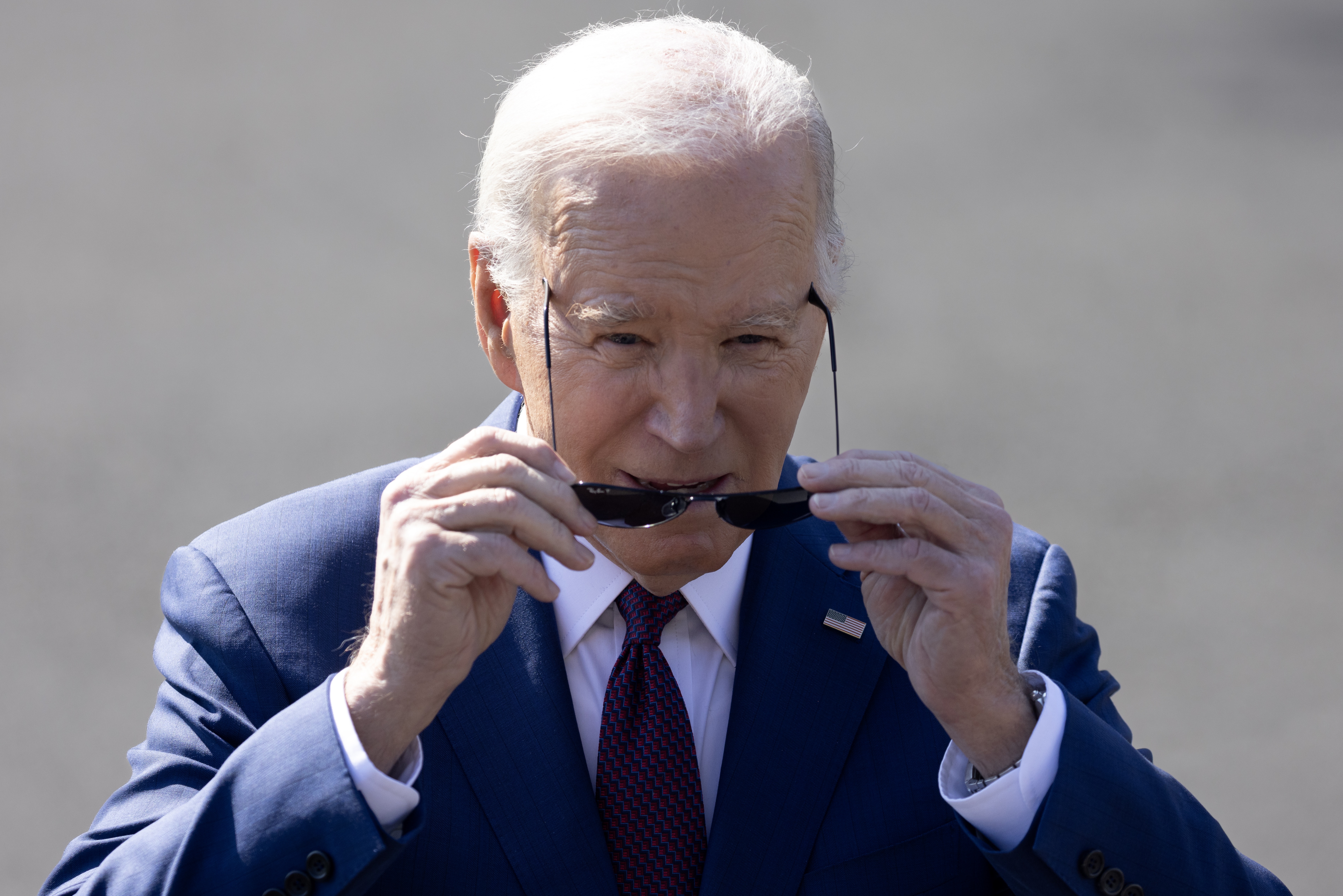US President Joe Biden departs White House to California