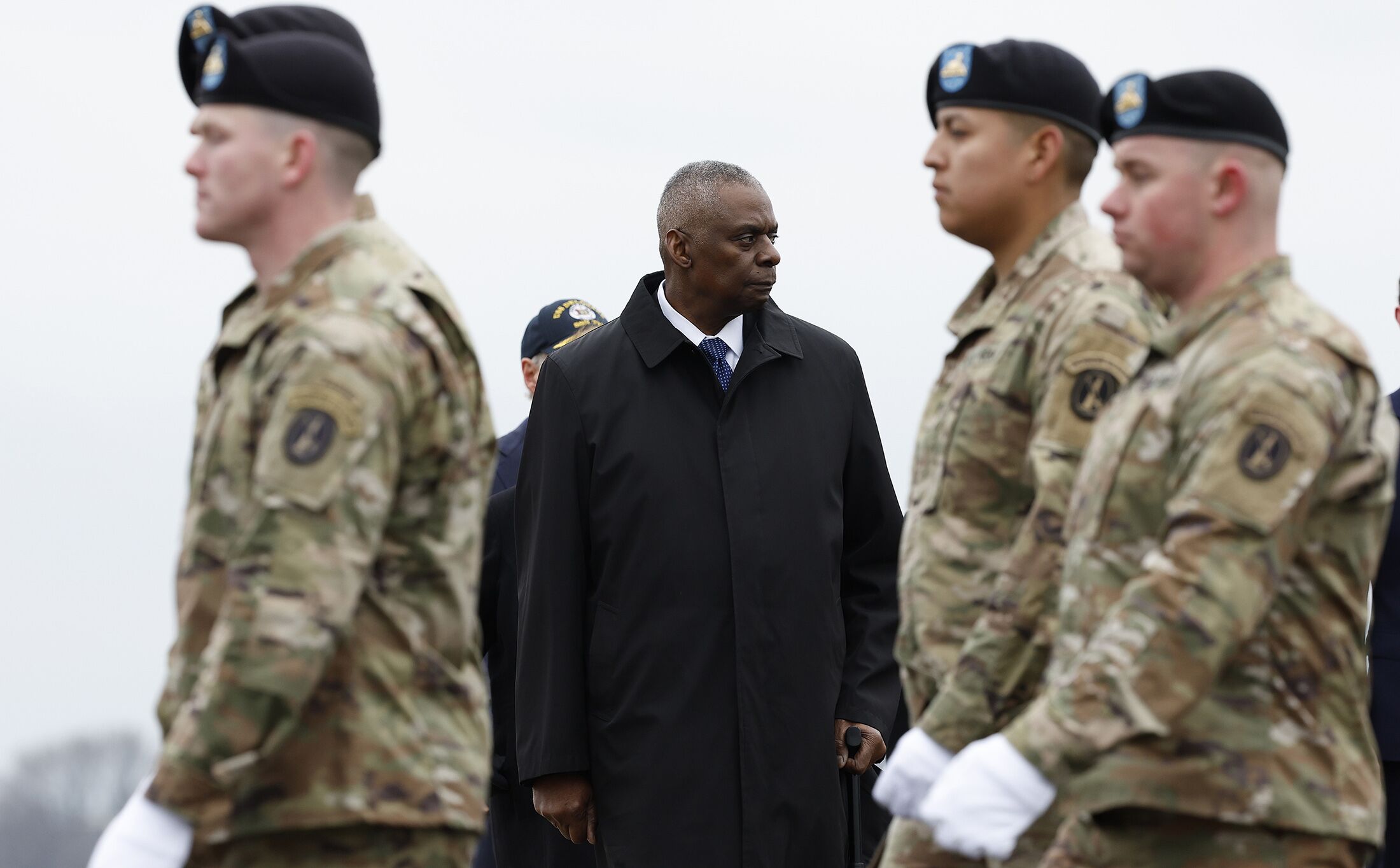President Biden Attends Dignified Transfer For Soldiers Killed In Jordan Attack