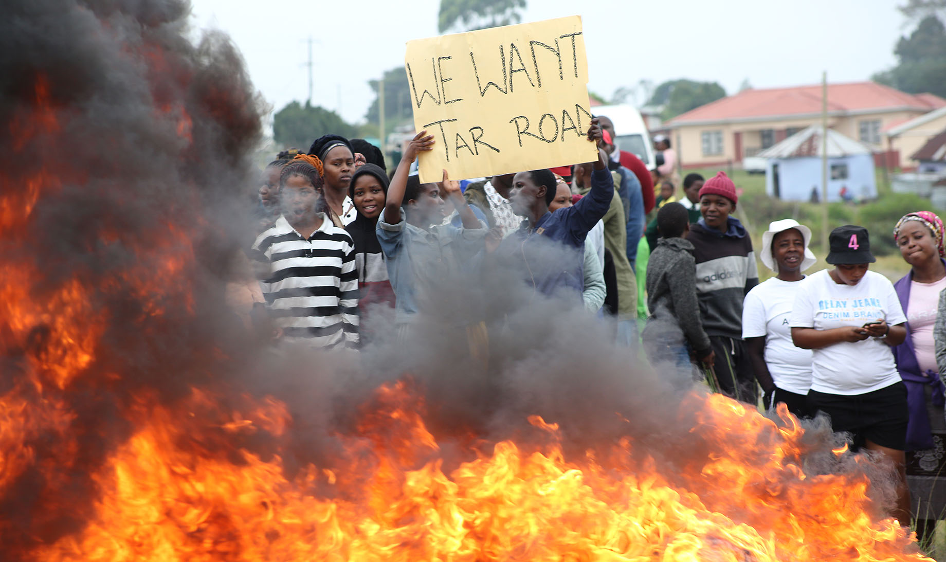 ‘We just want a tar road’ - Eastern Cape’s Elliotdale residents express their plight in protest