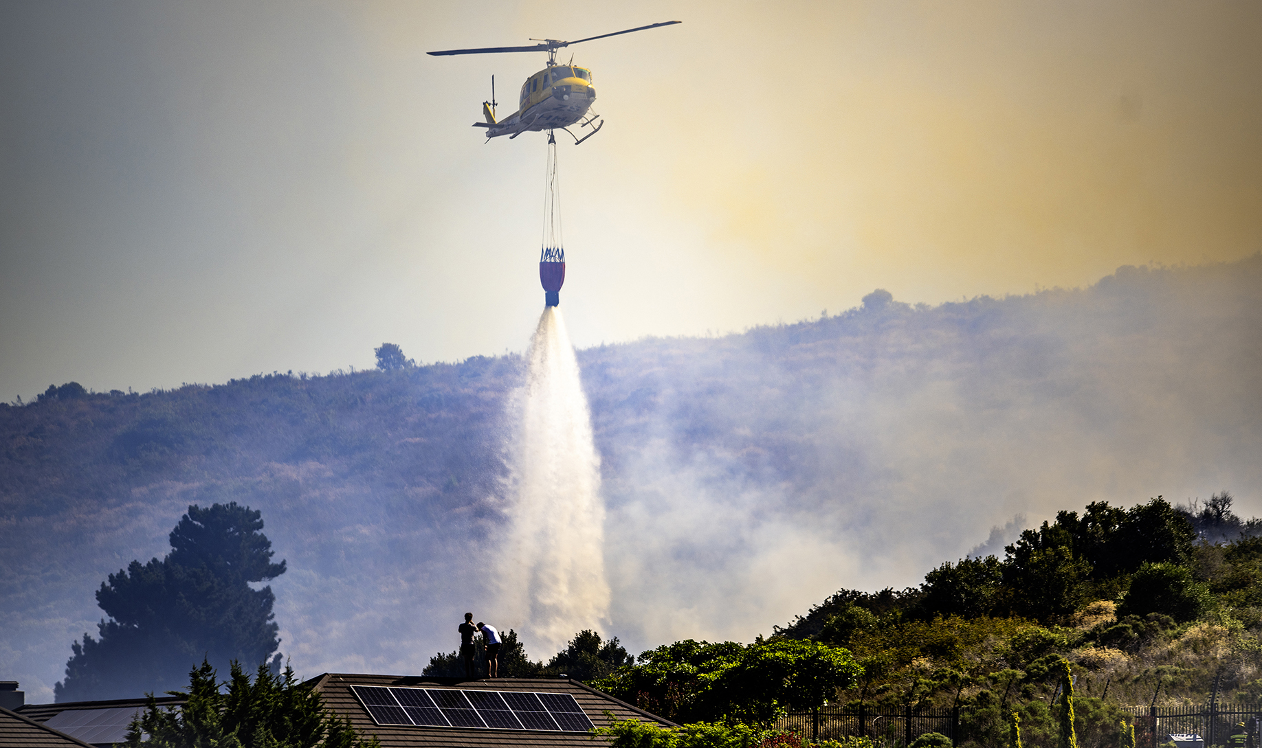 Aerial surveillance shows a marked uptick in Cape Town fires