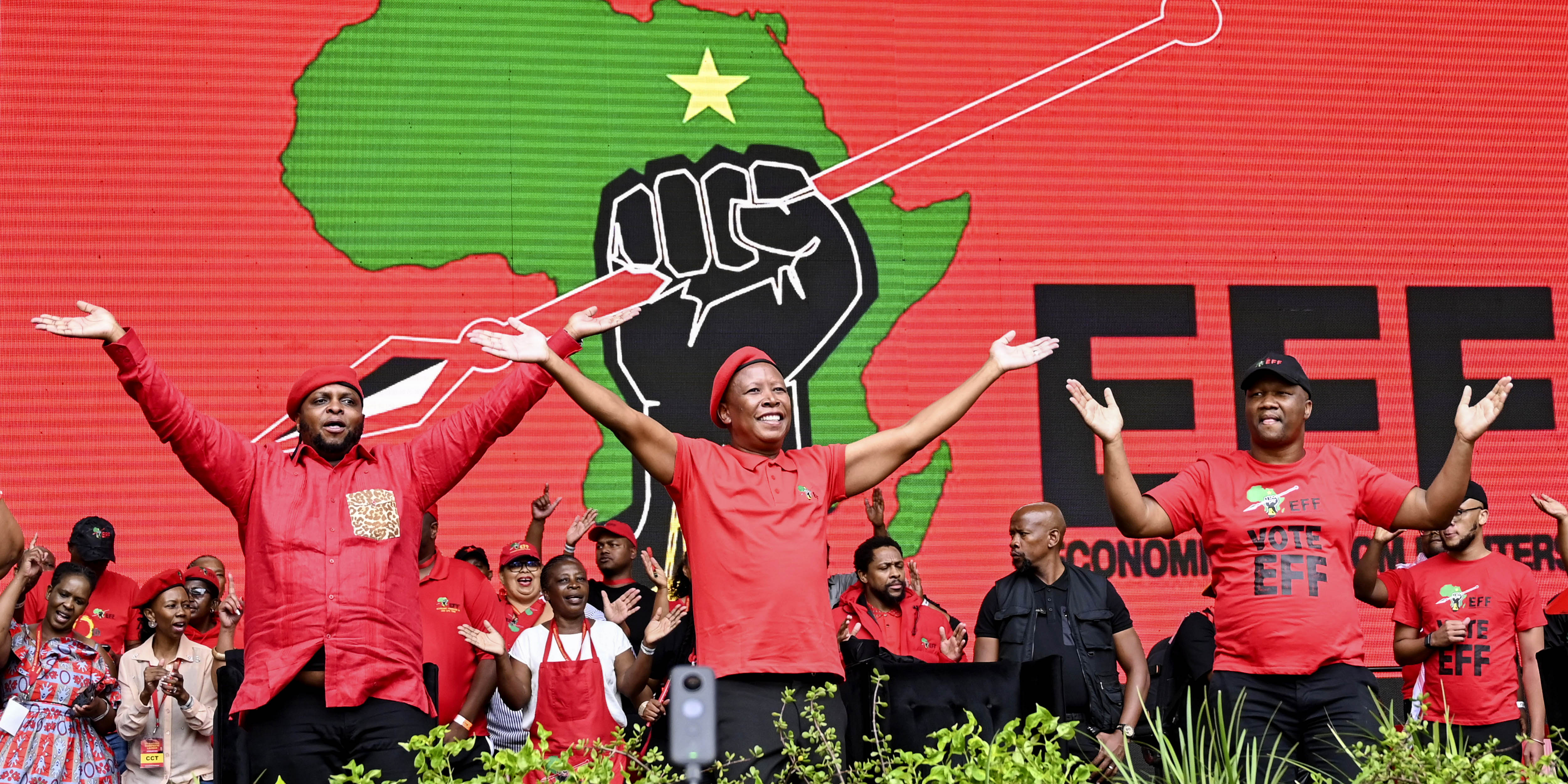 Land, jobs and energy dominate as EFF launches its manifesto ahead of polls