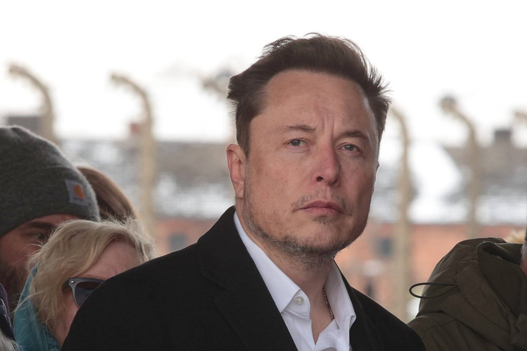 Elon Musk visits Auschwitz II-Birkenau in Brzezinka