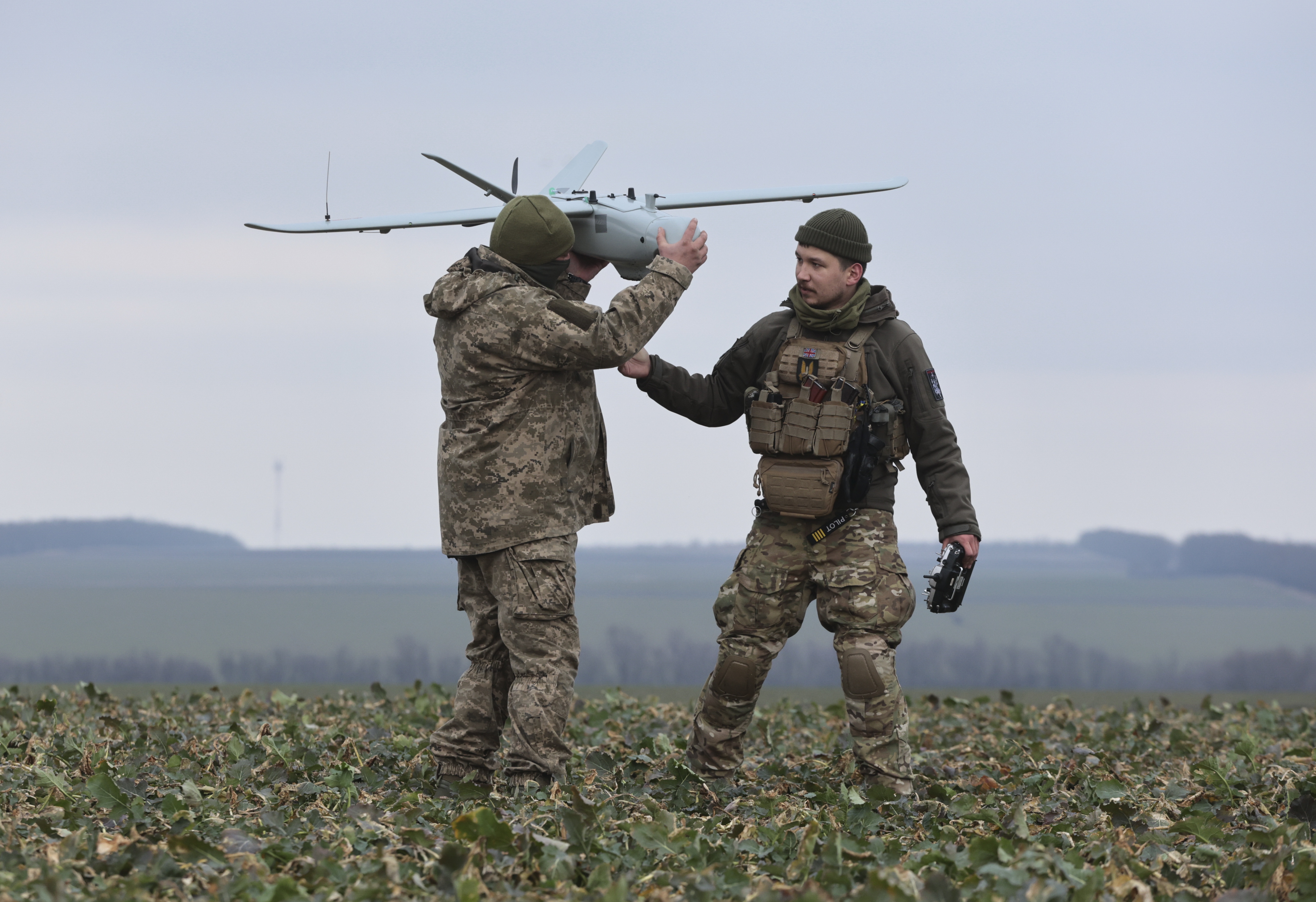 Ukraine's Territorial Defense Brigade operates drones near Zaporizhzhia frontline