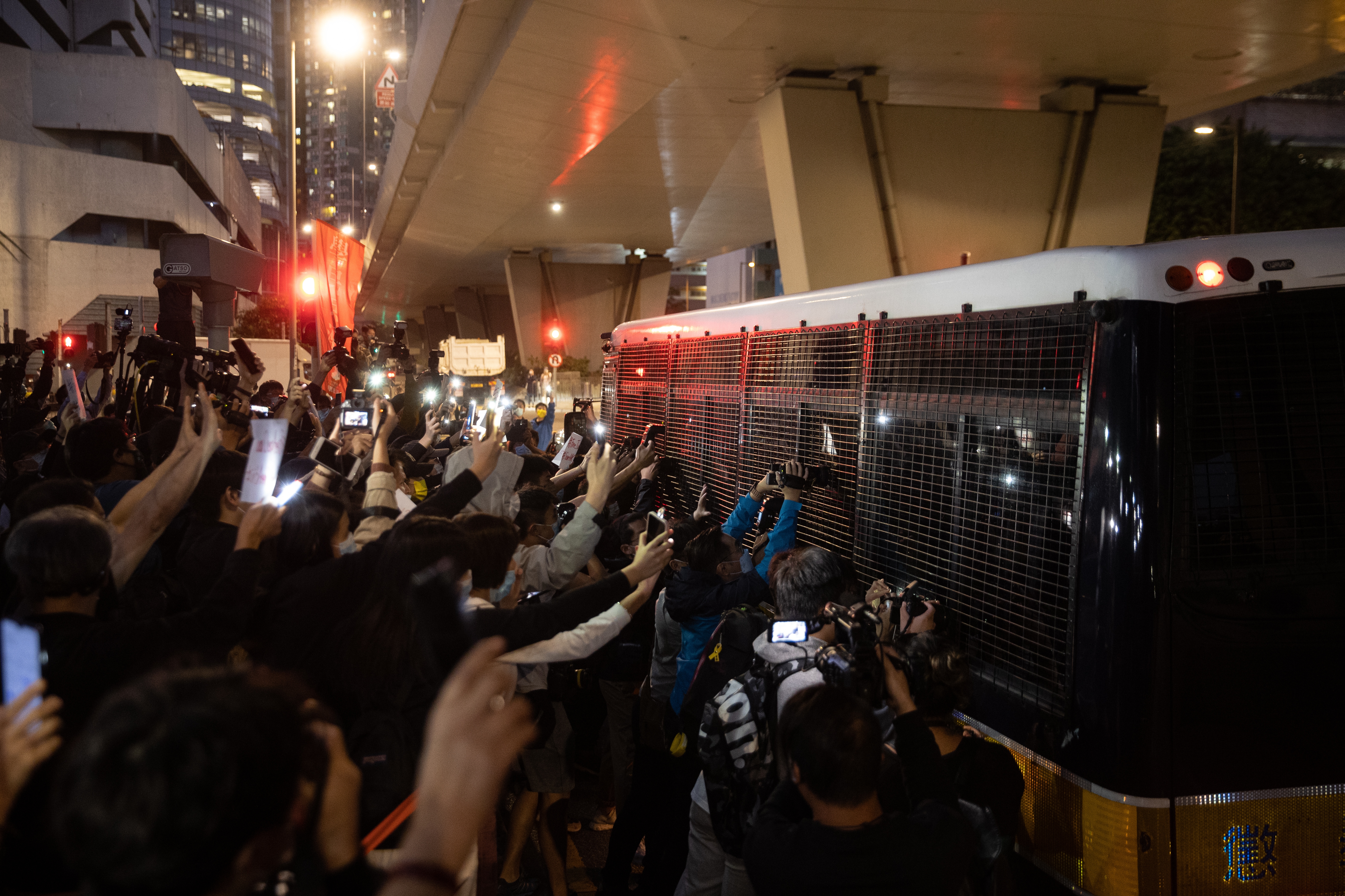 Sentencing of pro-democracy activists in Hong Kong