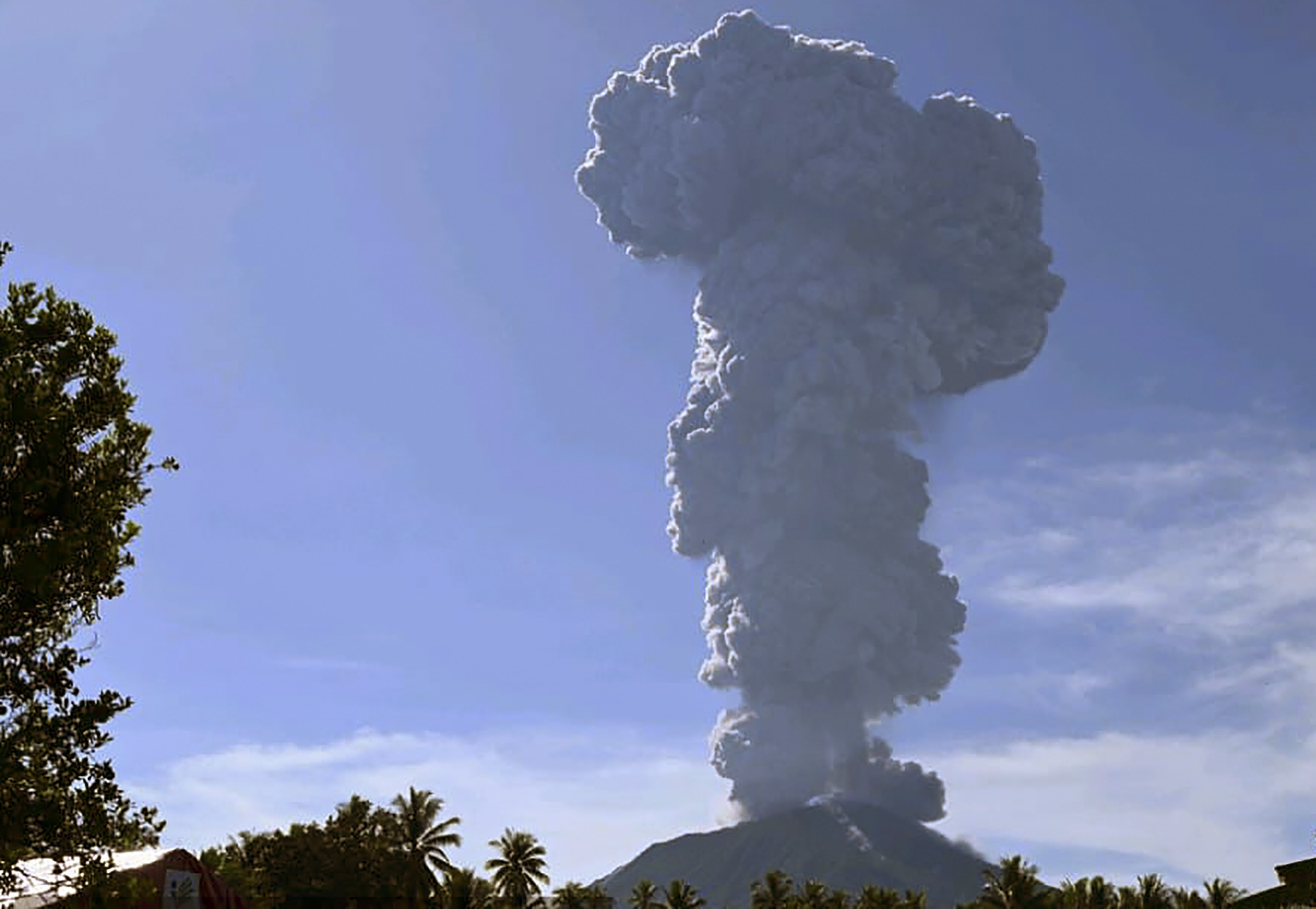 Mount Ibu Volcano Eruption in North Maluku
