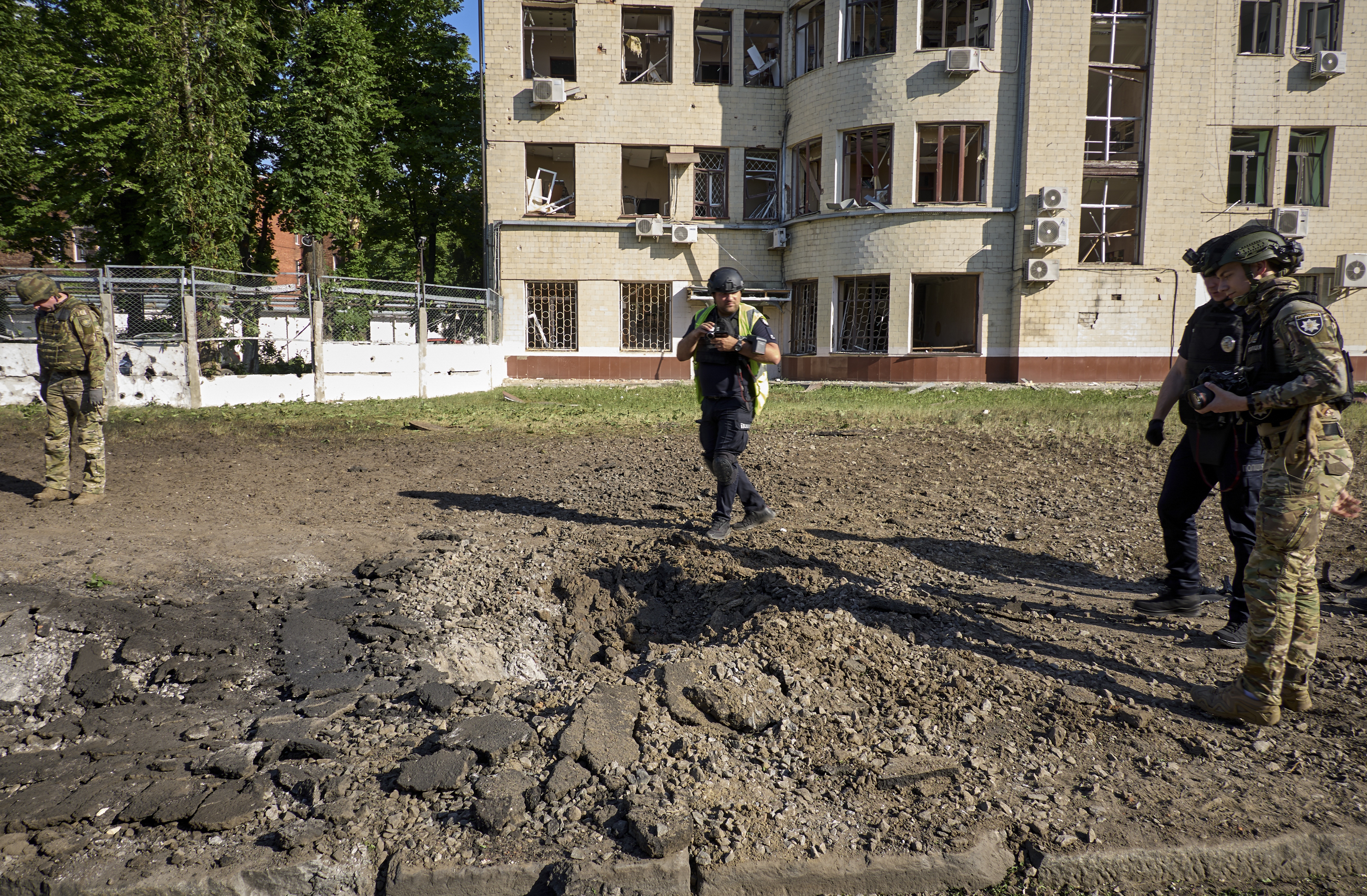At least one killed, 11 wounded in Russian strike on Kharkiv