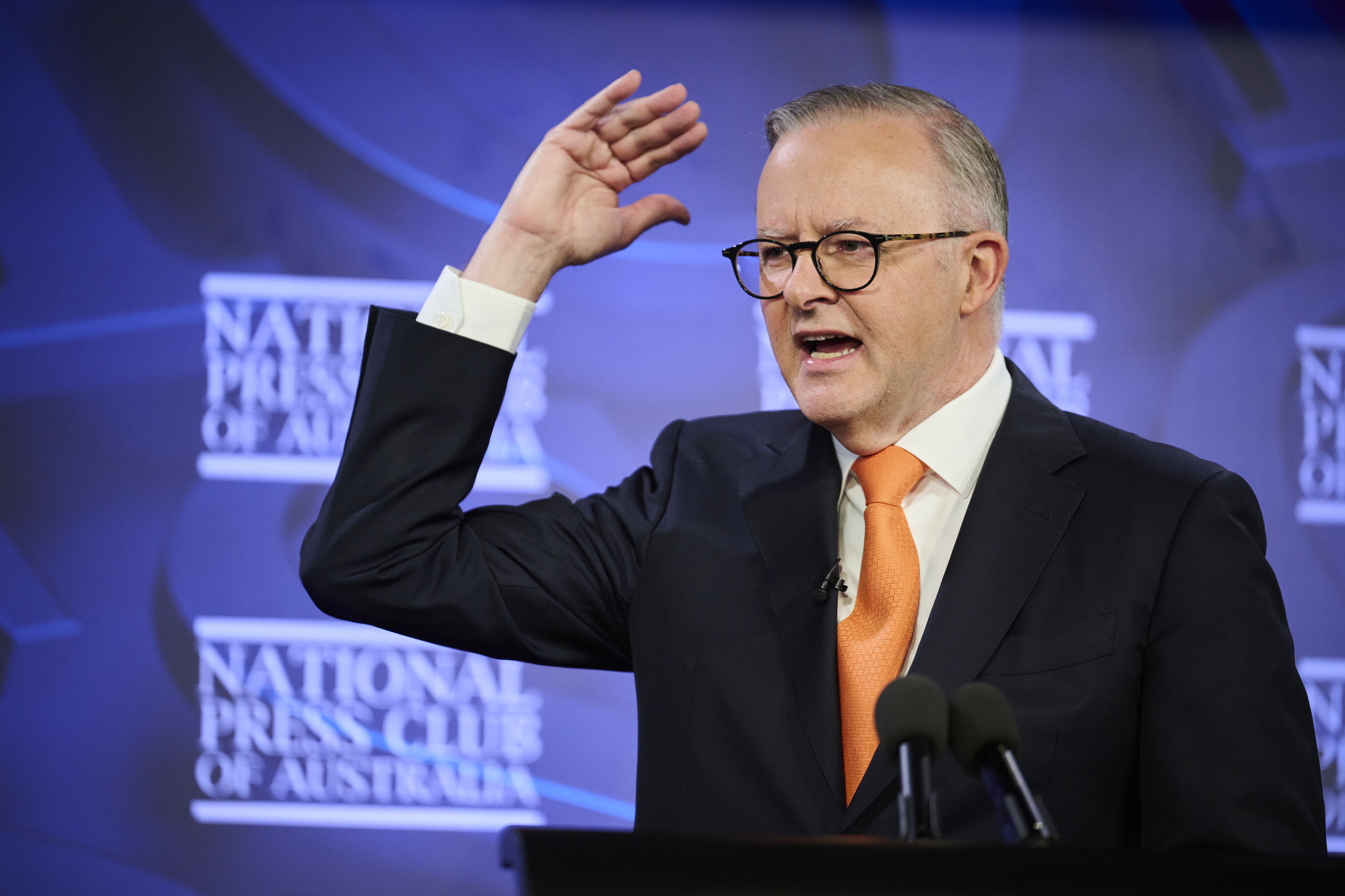 Australia PM Anthony Albanese Speaks at the National Press Club