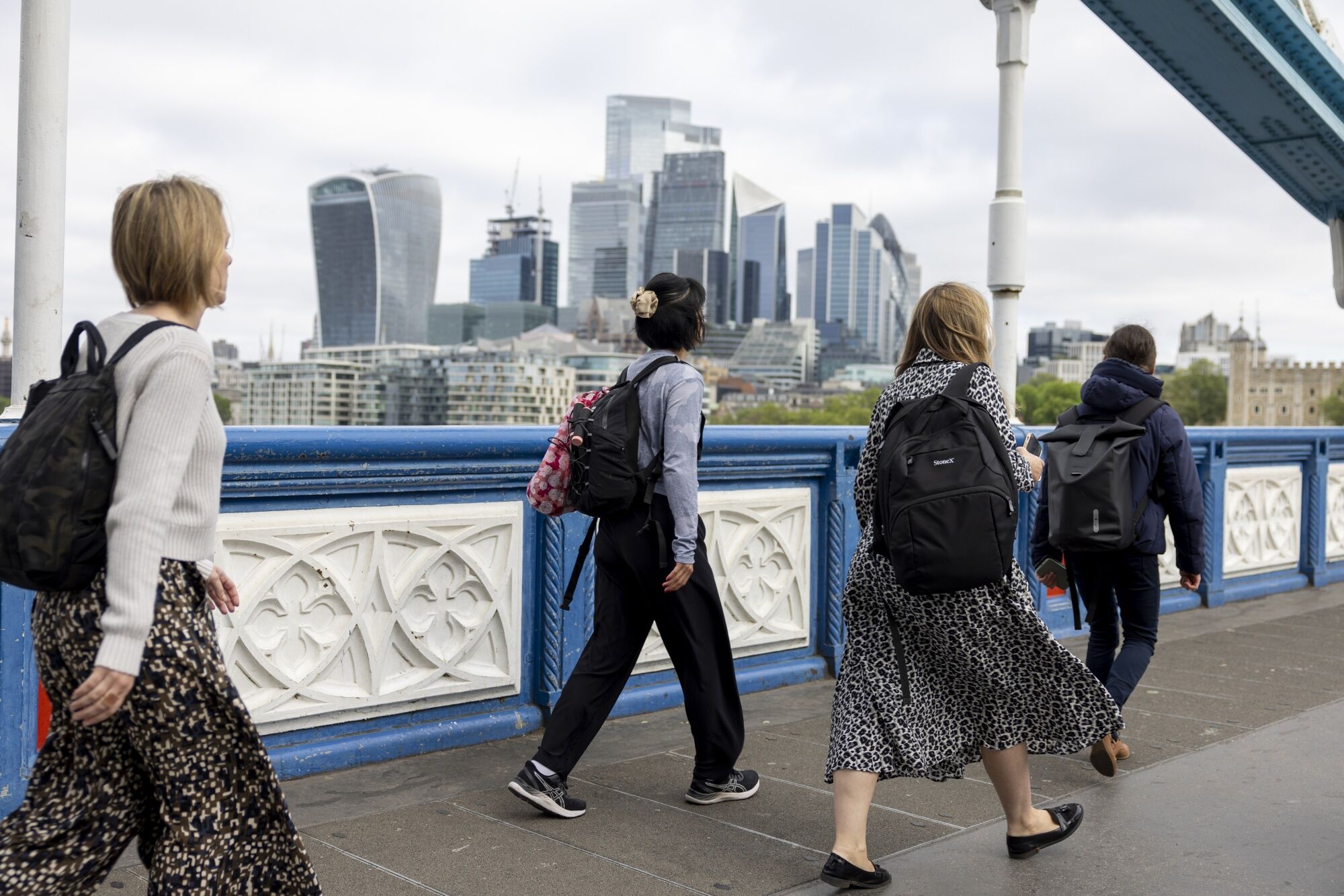 Commuters Ahead Of Release Of UK Labour Market Statistics