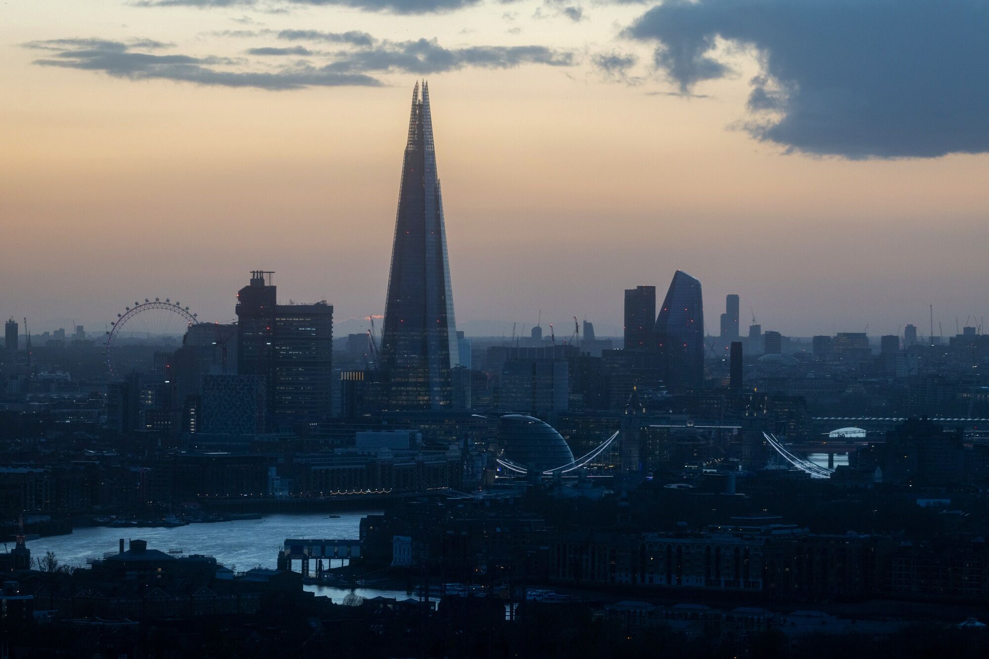 London Skyscrapers As Real Estate Prices Bottoming