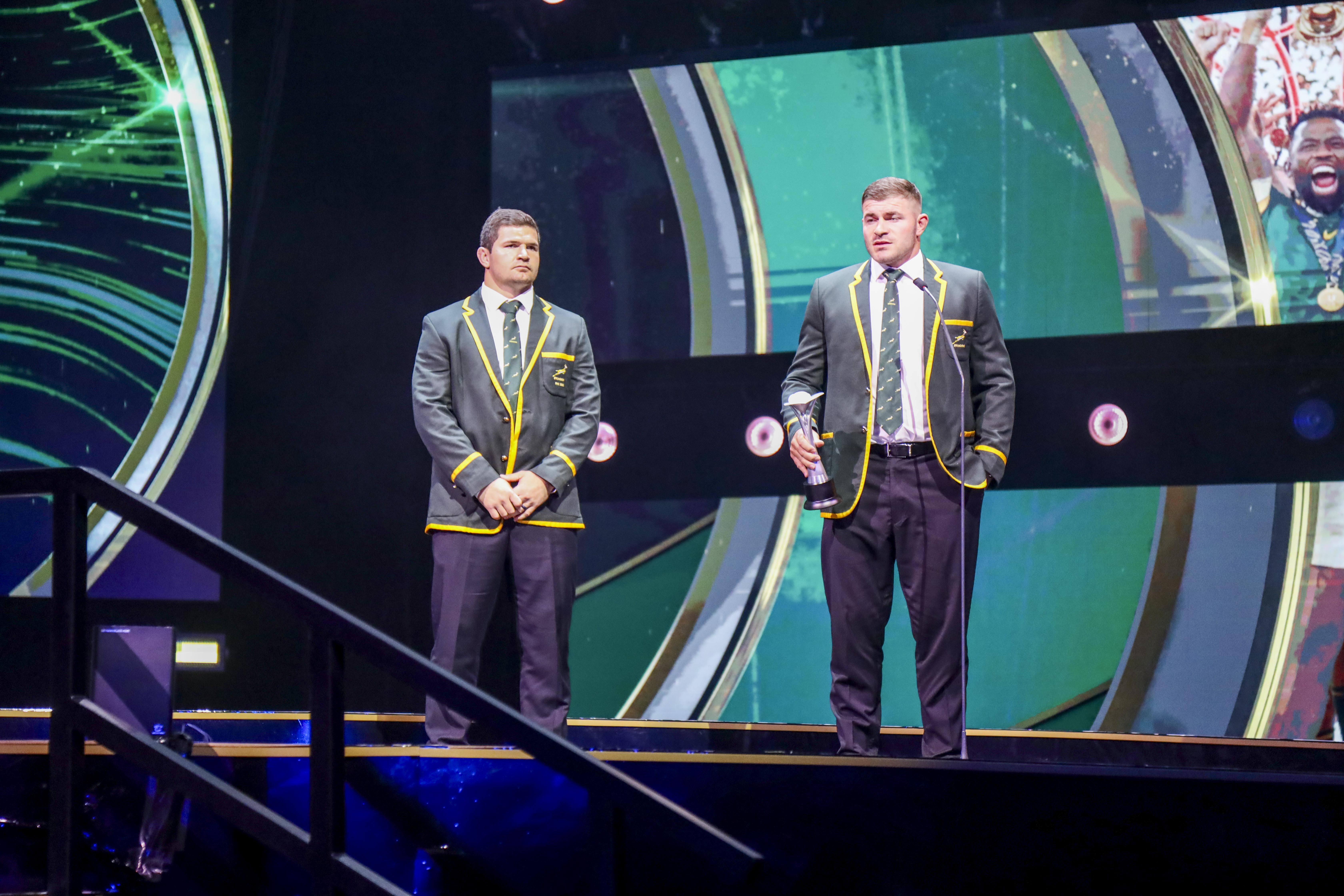 Kolisi and Springboks take home largest haul from the SA Sports Awards