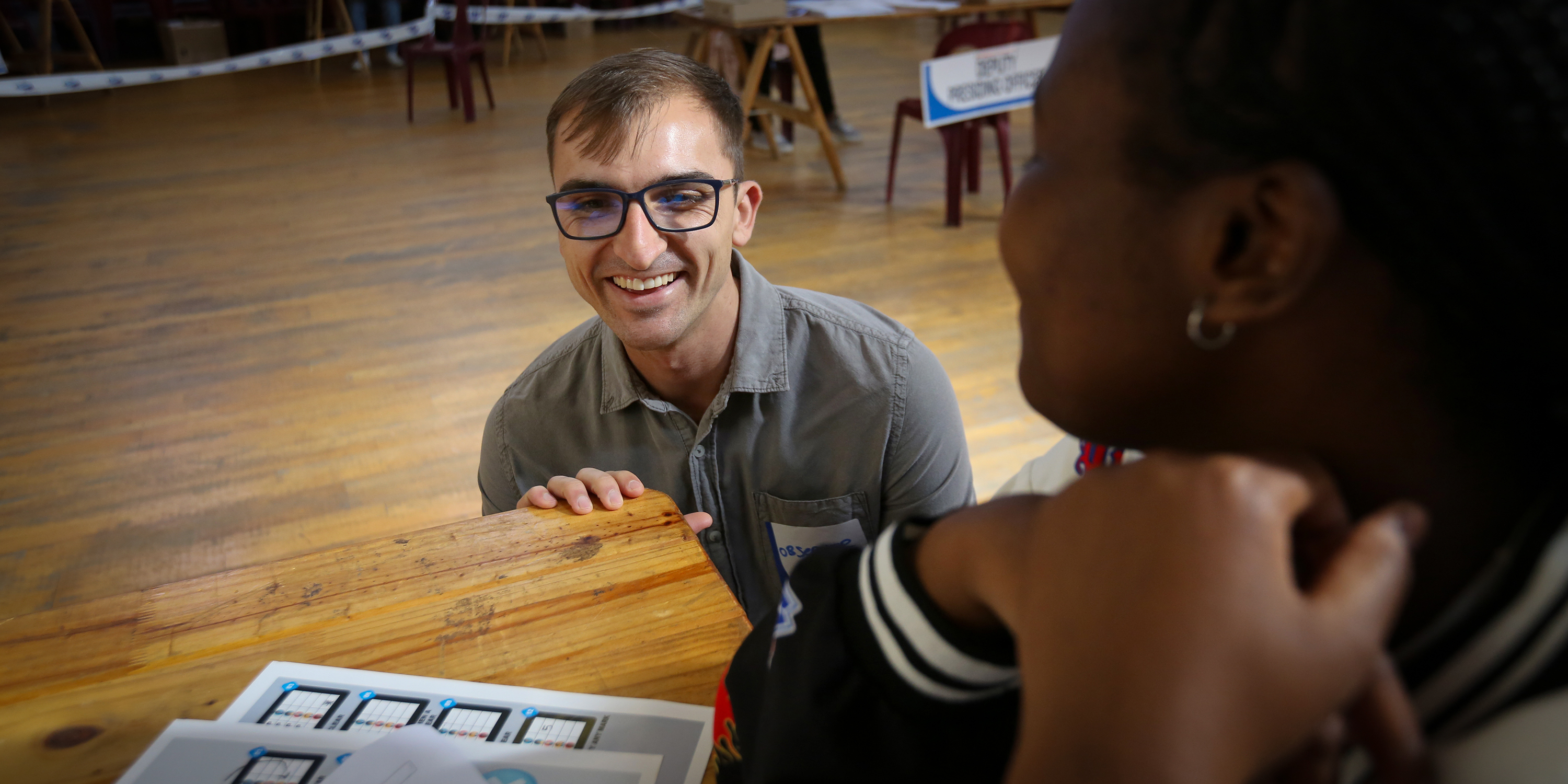 Keen watchdogs — volunteer observers spend election day keeping things ‘free and fair’