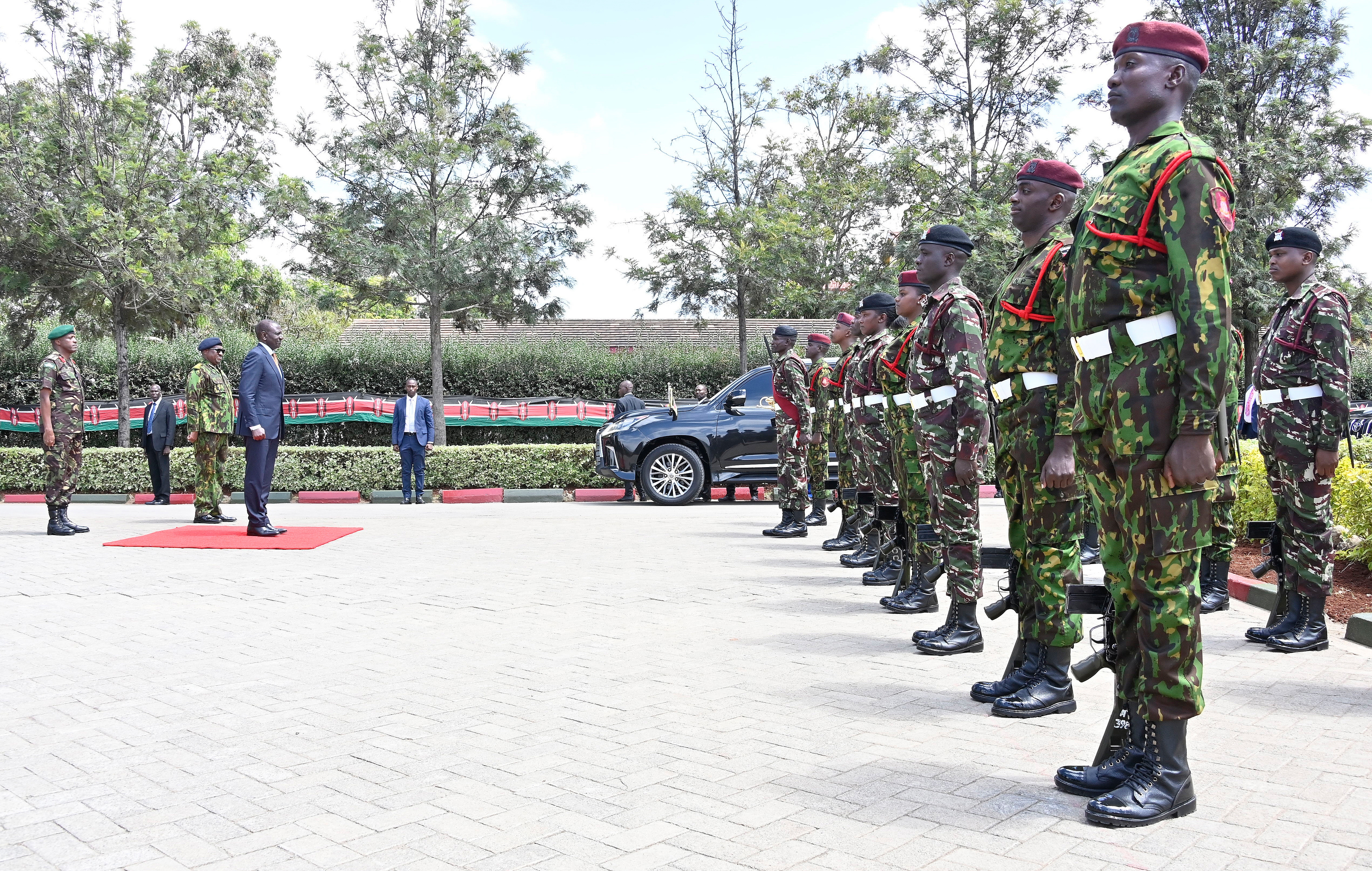 Kenyan President Ruto flags-off first group of police officers for UN peace mission in Haiti
