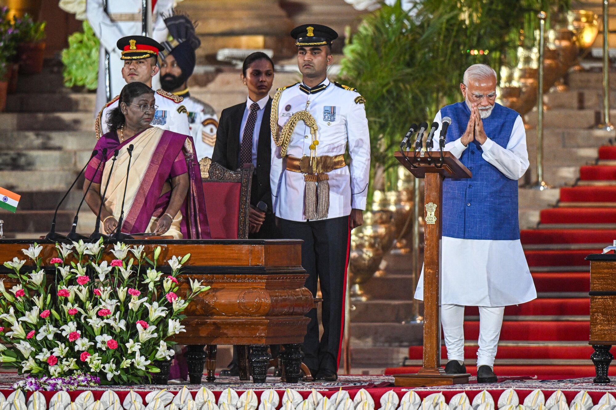 Modi Sworn In as India Prime Minister After Election Setback