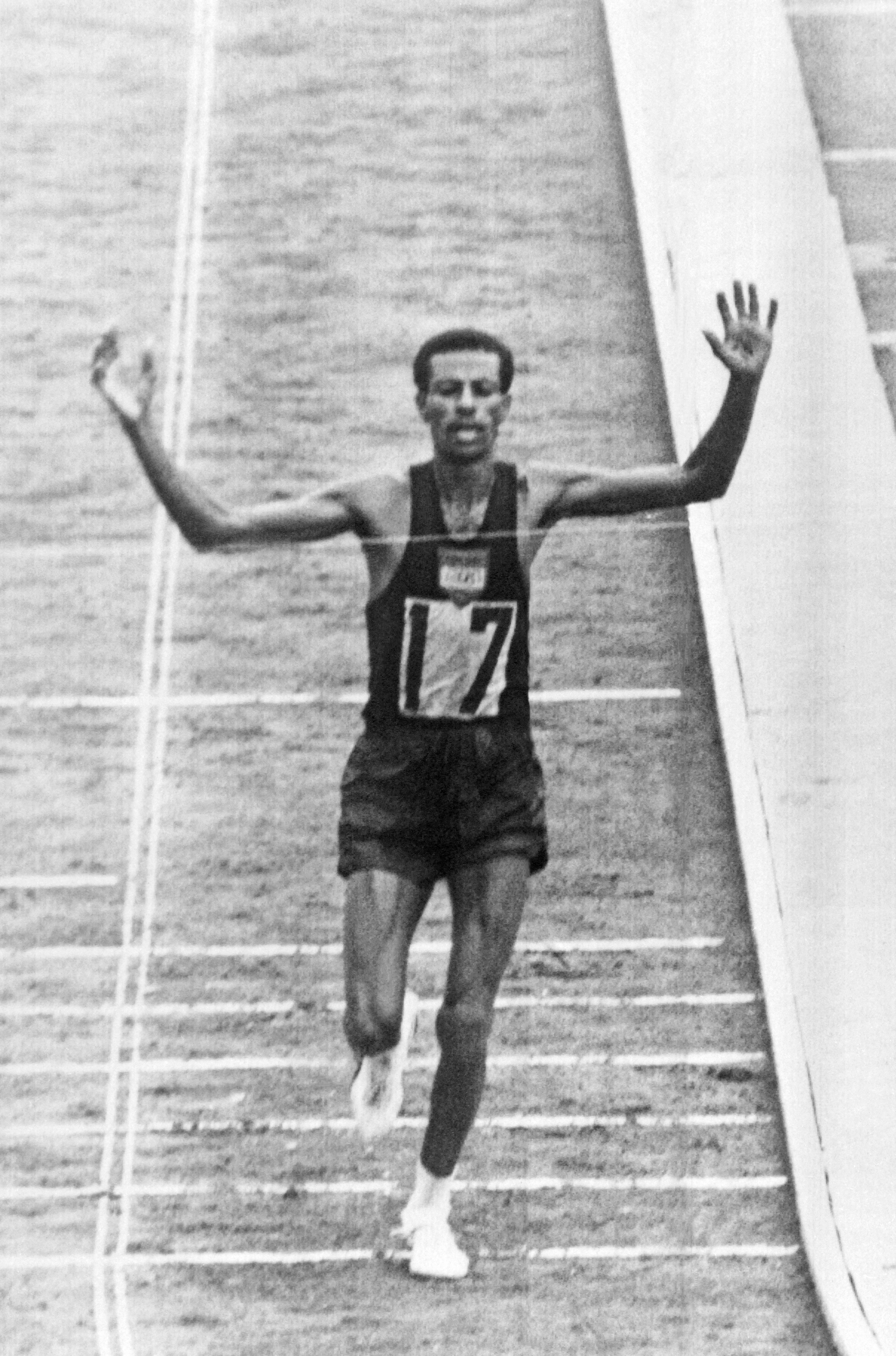 Astonishing feet — barefoot Abebe Bikila becomes Ethiopia’s first gold medallist at the Games