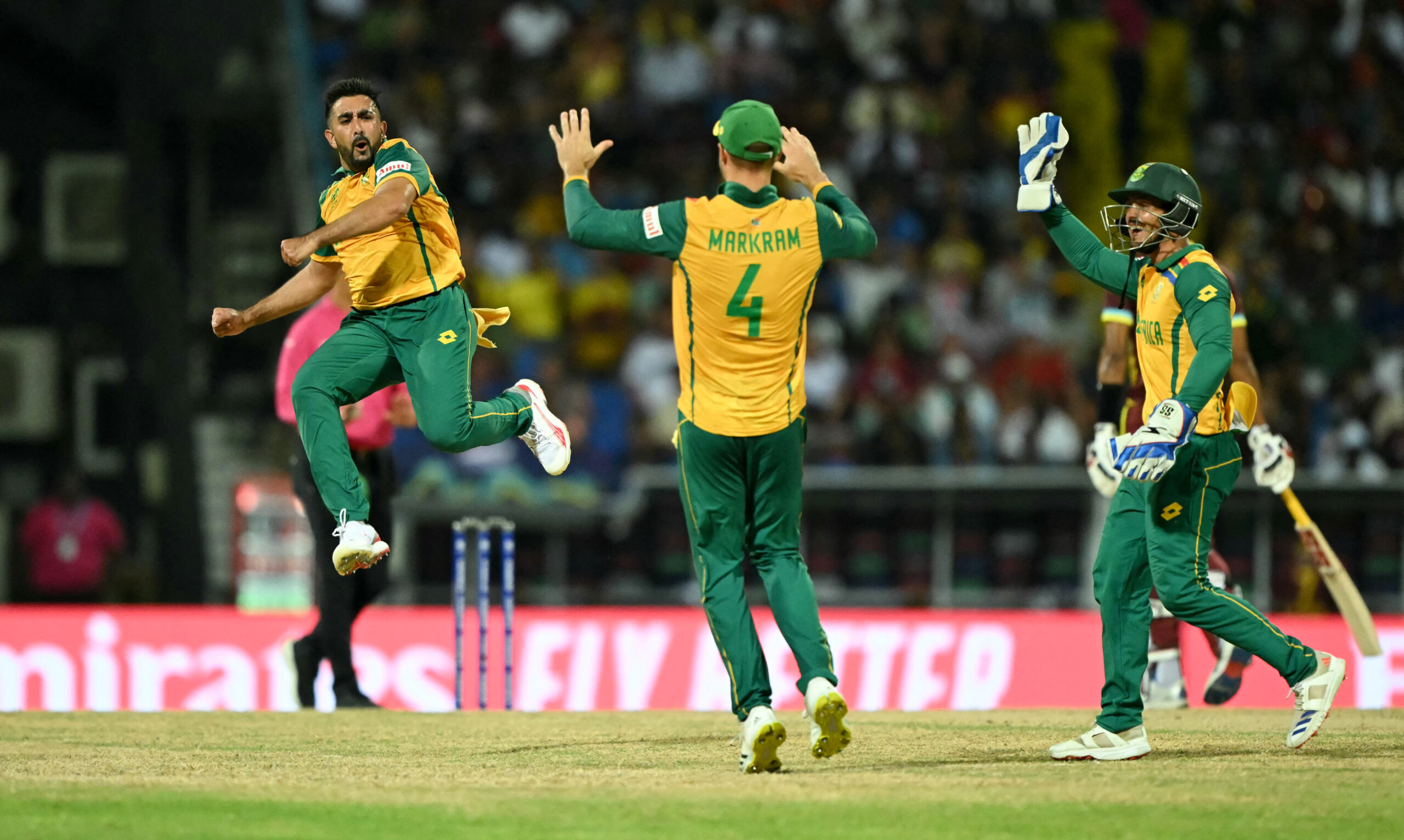 Proteas through to T20 World Cup semifinals after narrow win over West Indies