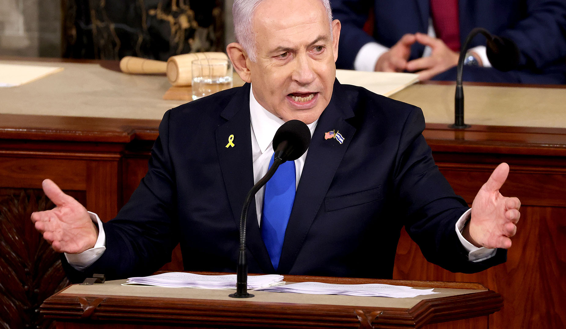 US and Israel must stand together, Netanyahu tells Congress; Israeli Cabinet member endorses Trump