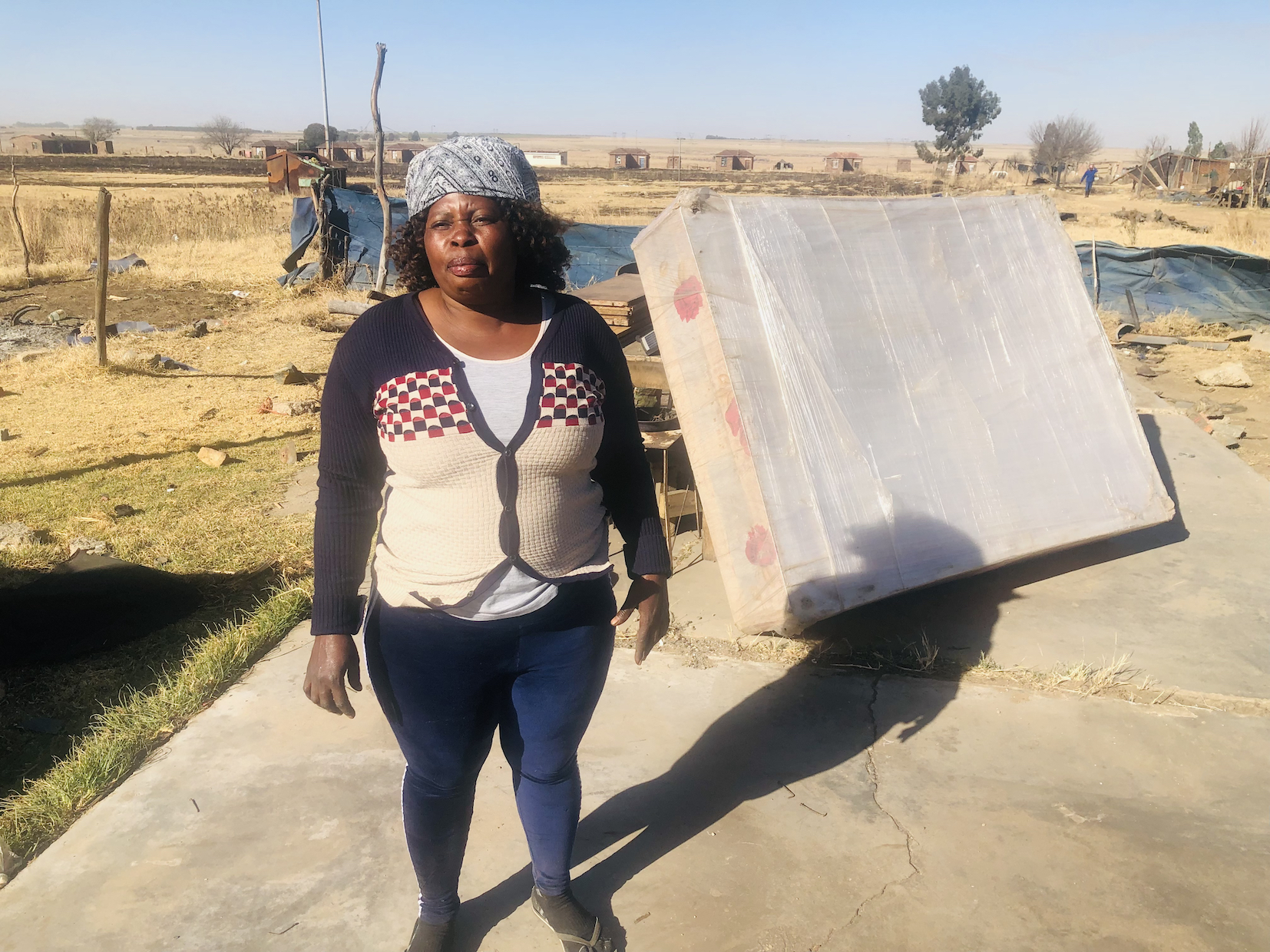 Long, cold nights and no new accommodation for Marievale families after army destroys shacks