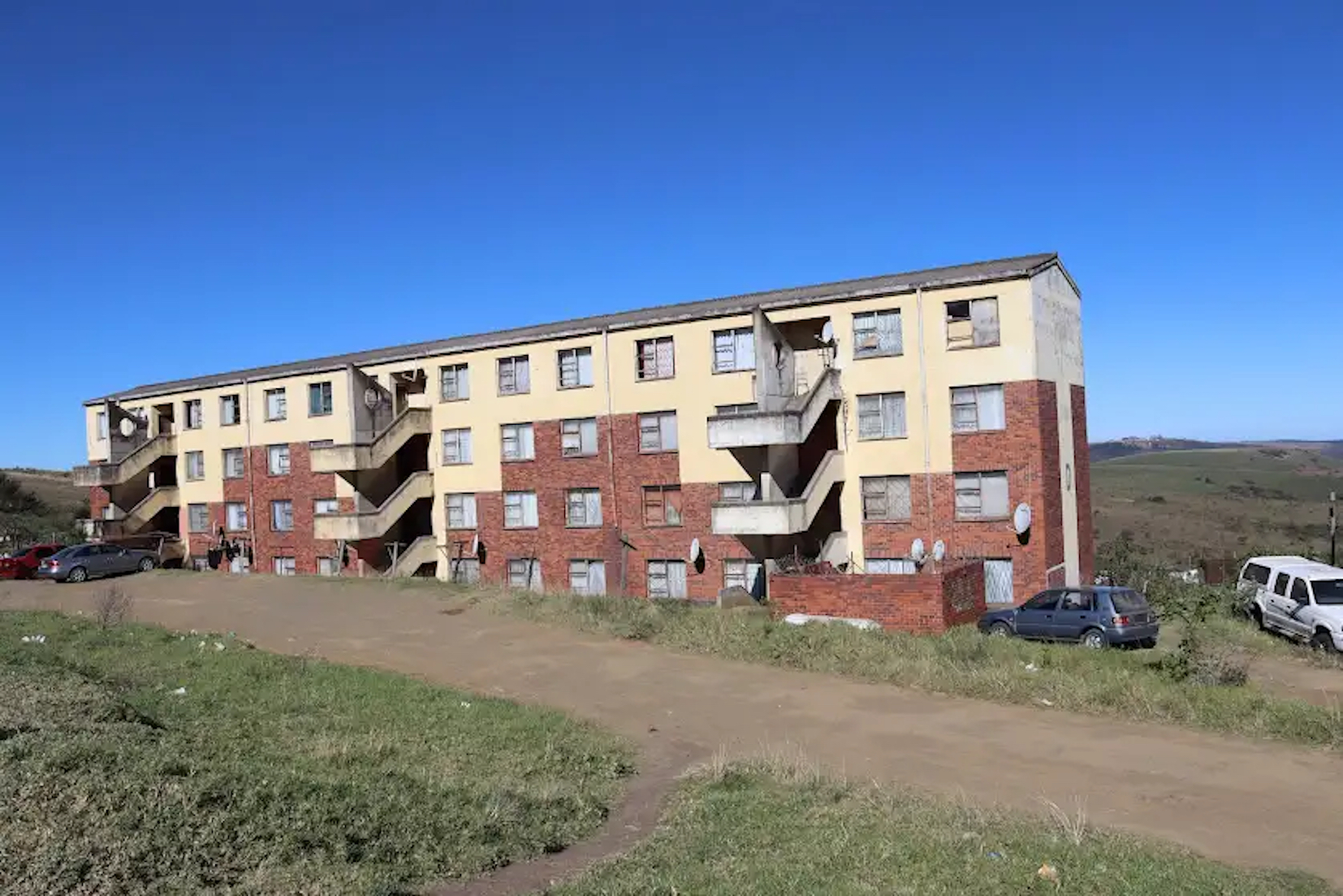 Butterworth’s crumbling apartheid-era flats are ‘a ticking time bomb’ amid fight over rent