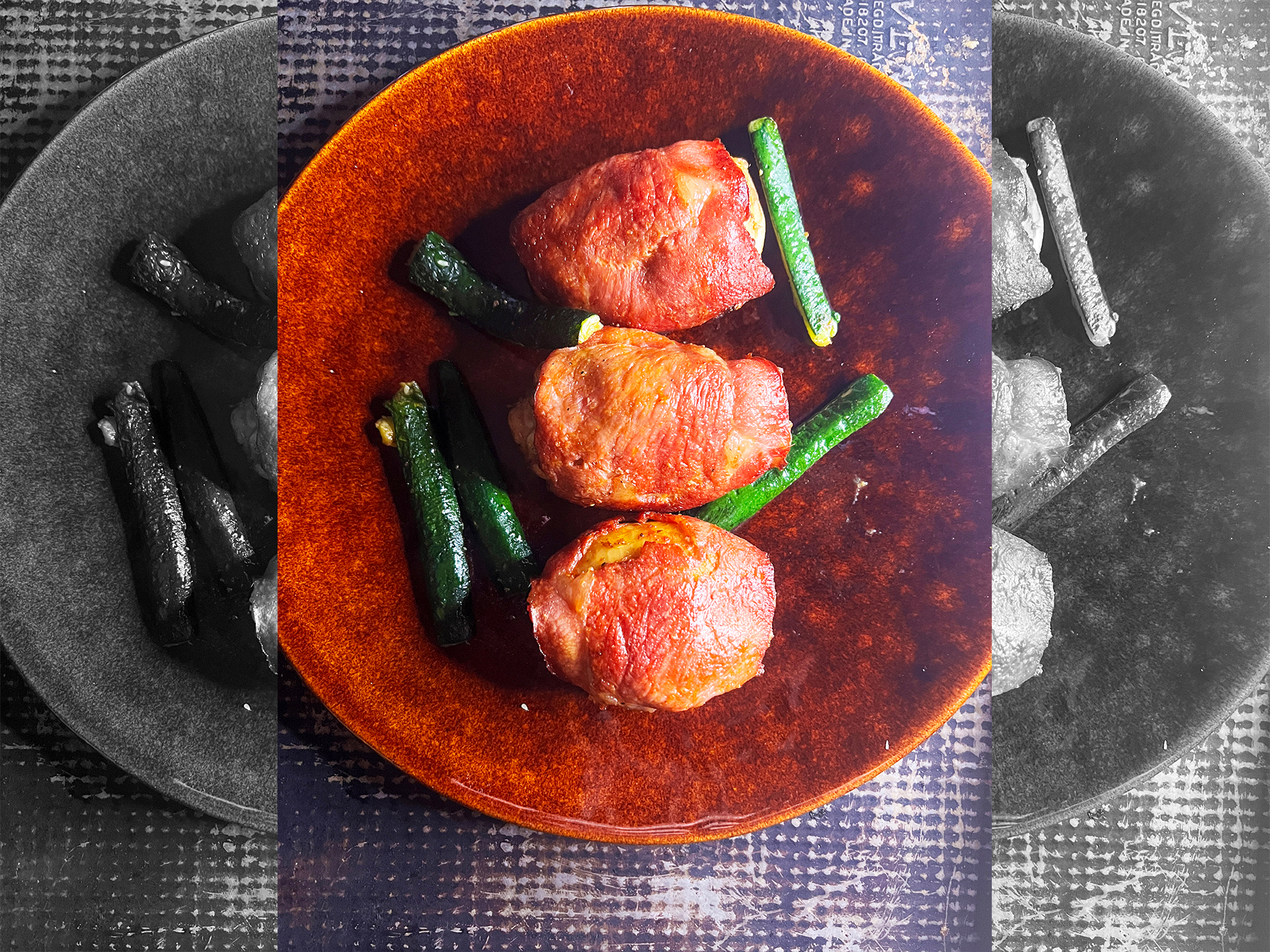 AirFryday: Bacon-wrapped, cheese-stuffed chicken thighs