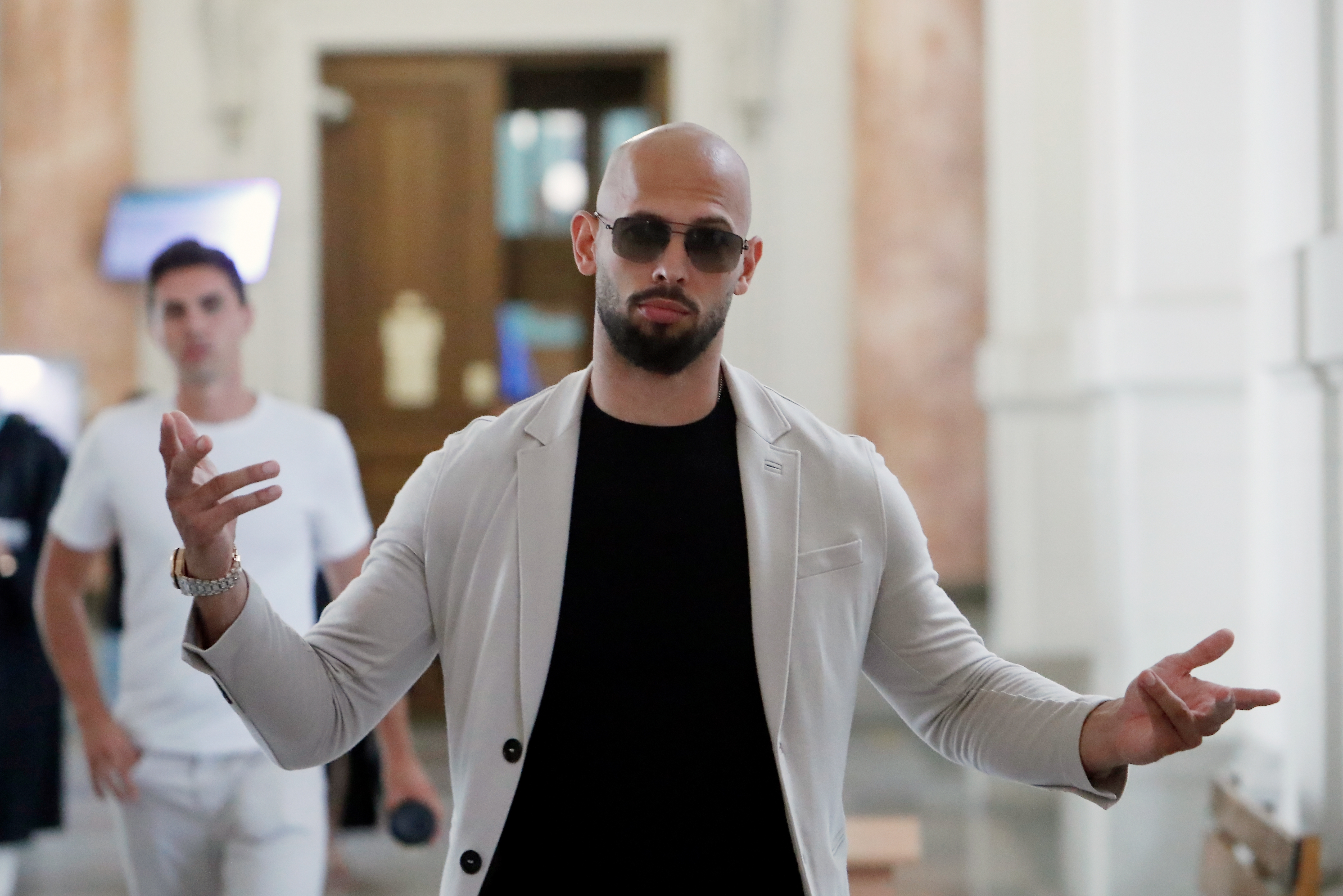 Tate brothers court hearing in Bucharest