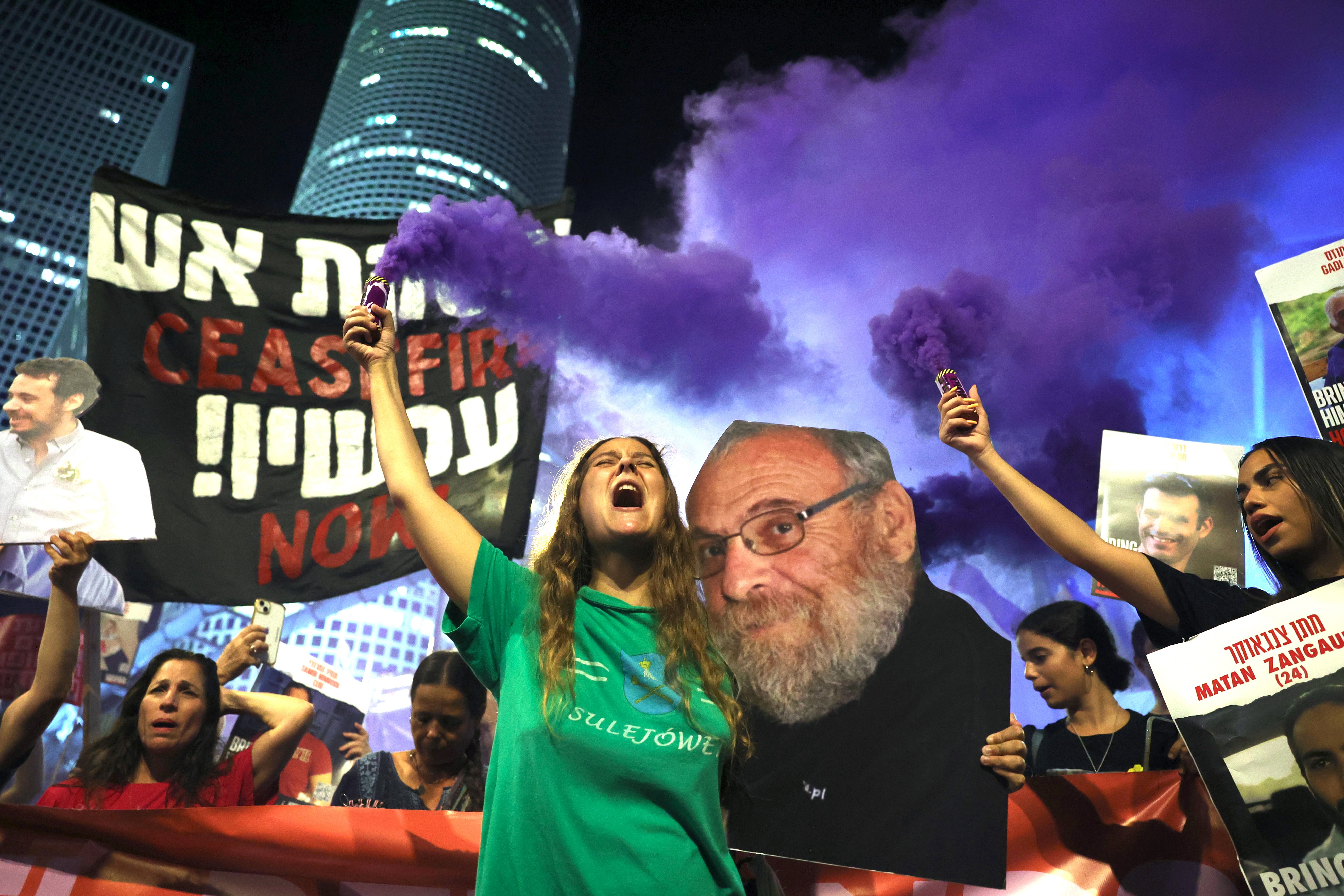 Tel Aviv protest demands release of Israeli hostages held in Gaza