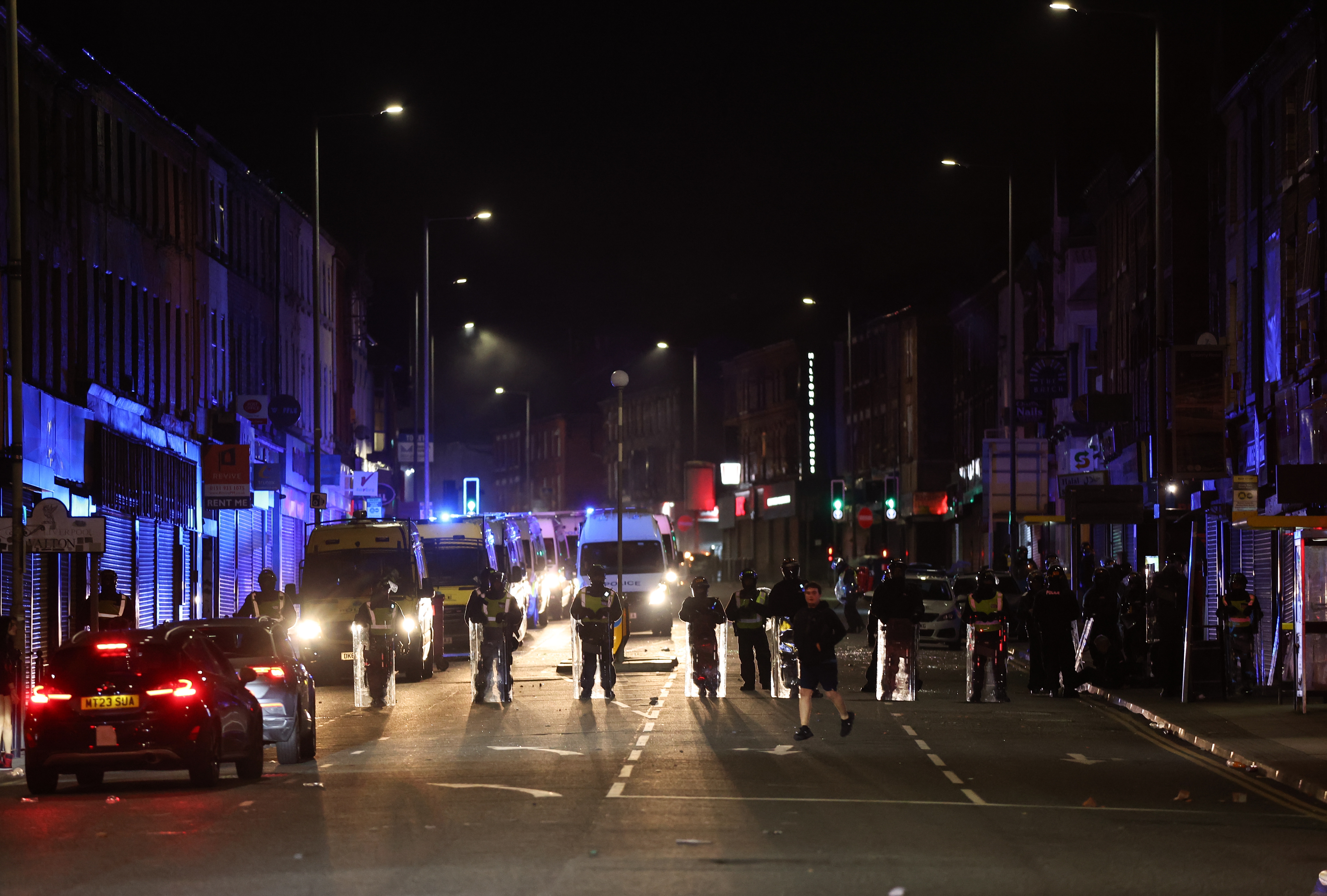 Demonstrations in Liverpool following fatal knife attack in Southport