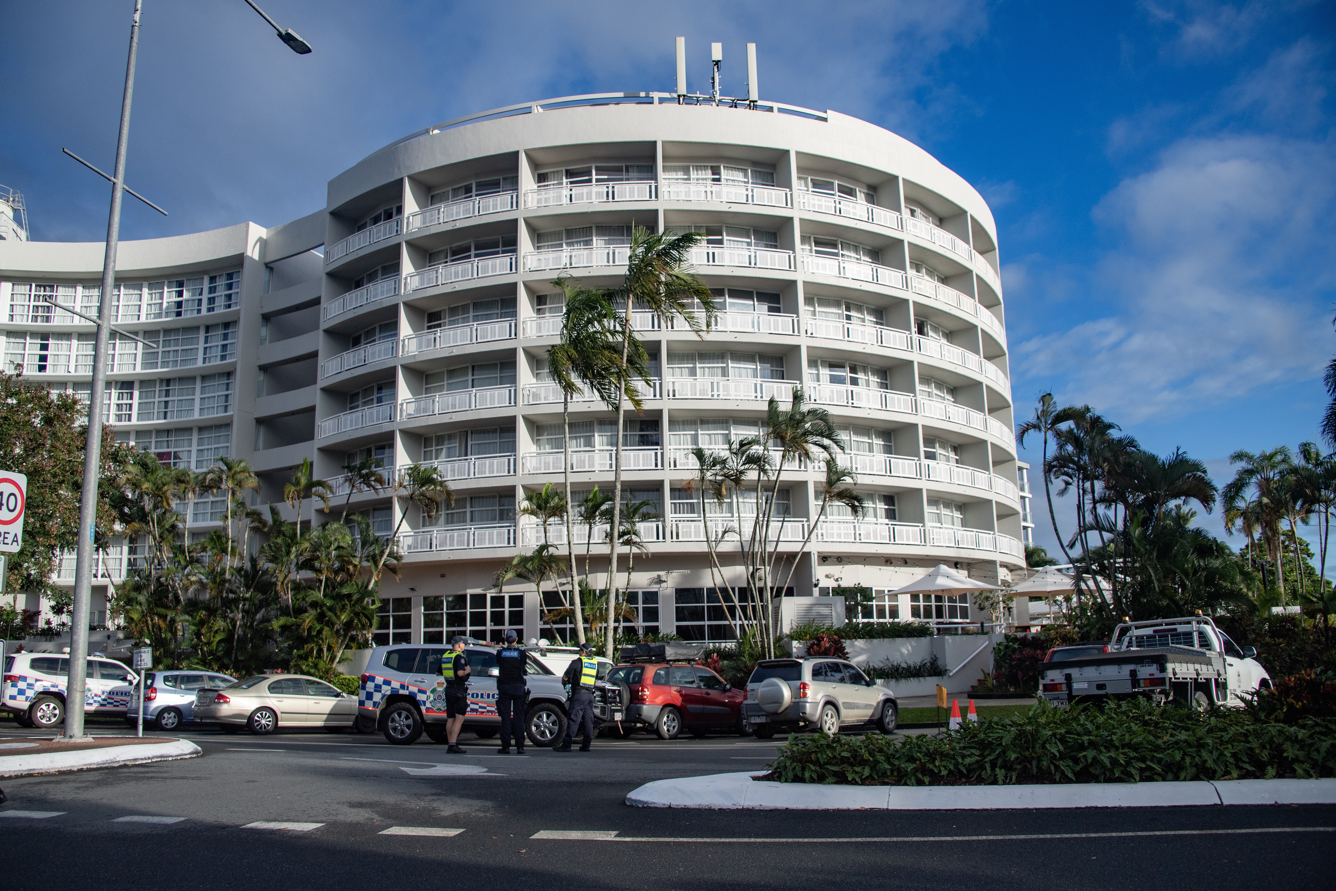 Helicopter crashes in hotel in Australia's Cairns