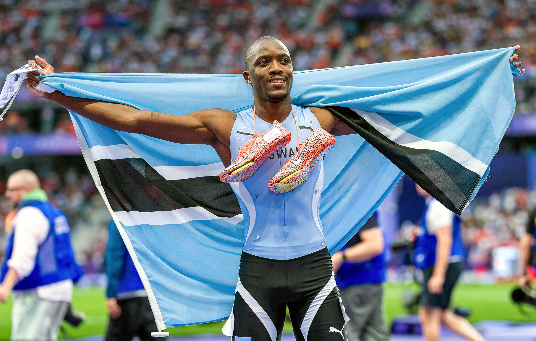 Letsile Tebogo creates history with Botswana’s maiden Olympic gold and an African first for 200m sprint