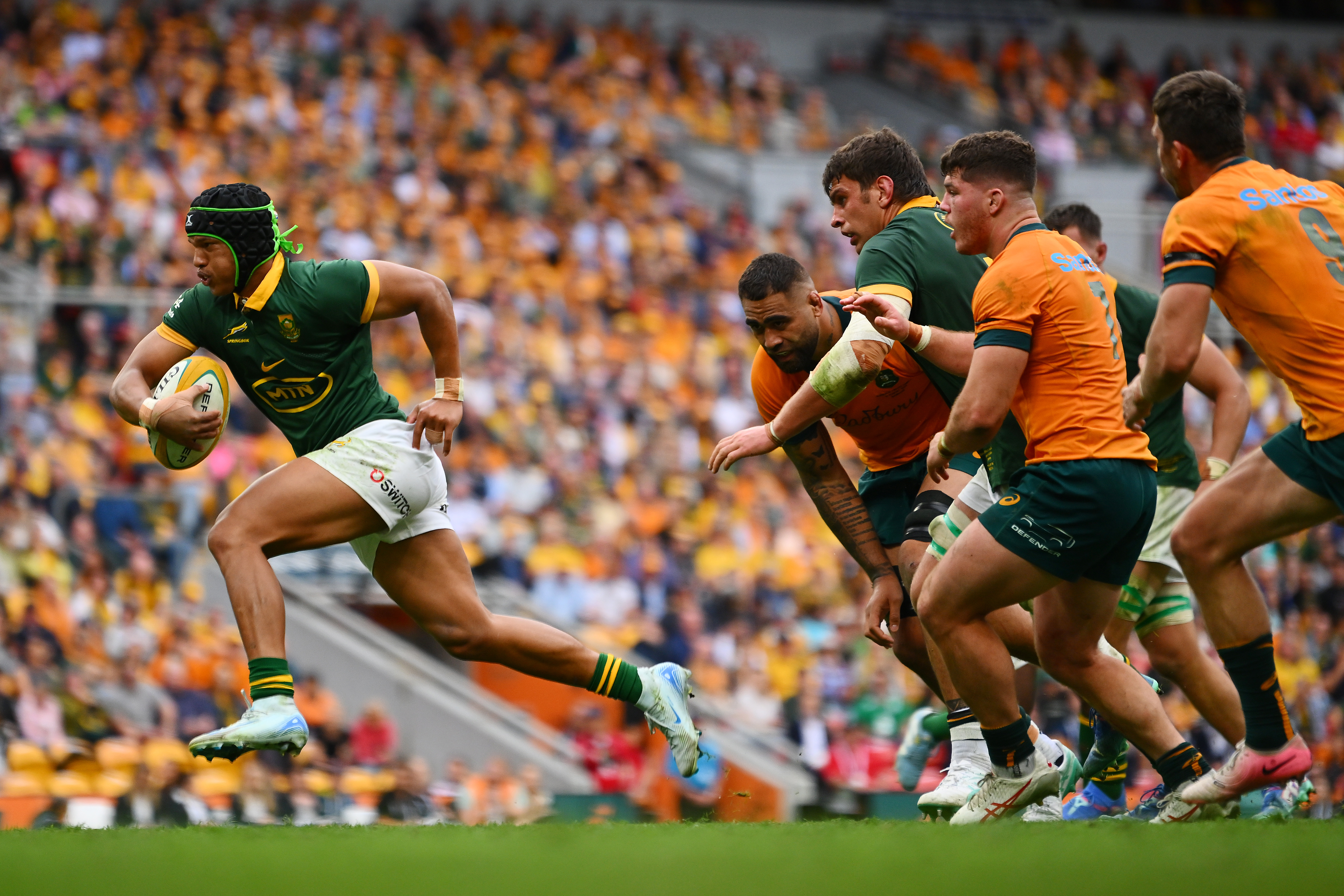 Springboks maul Wallabies in Brisbane to set up Rugby Championship title challenge