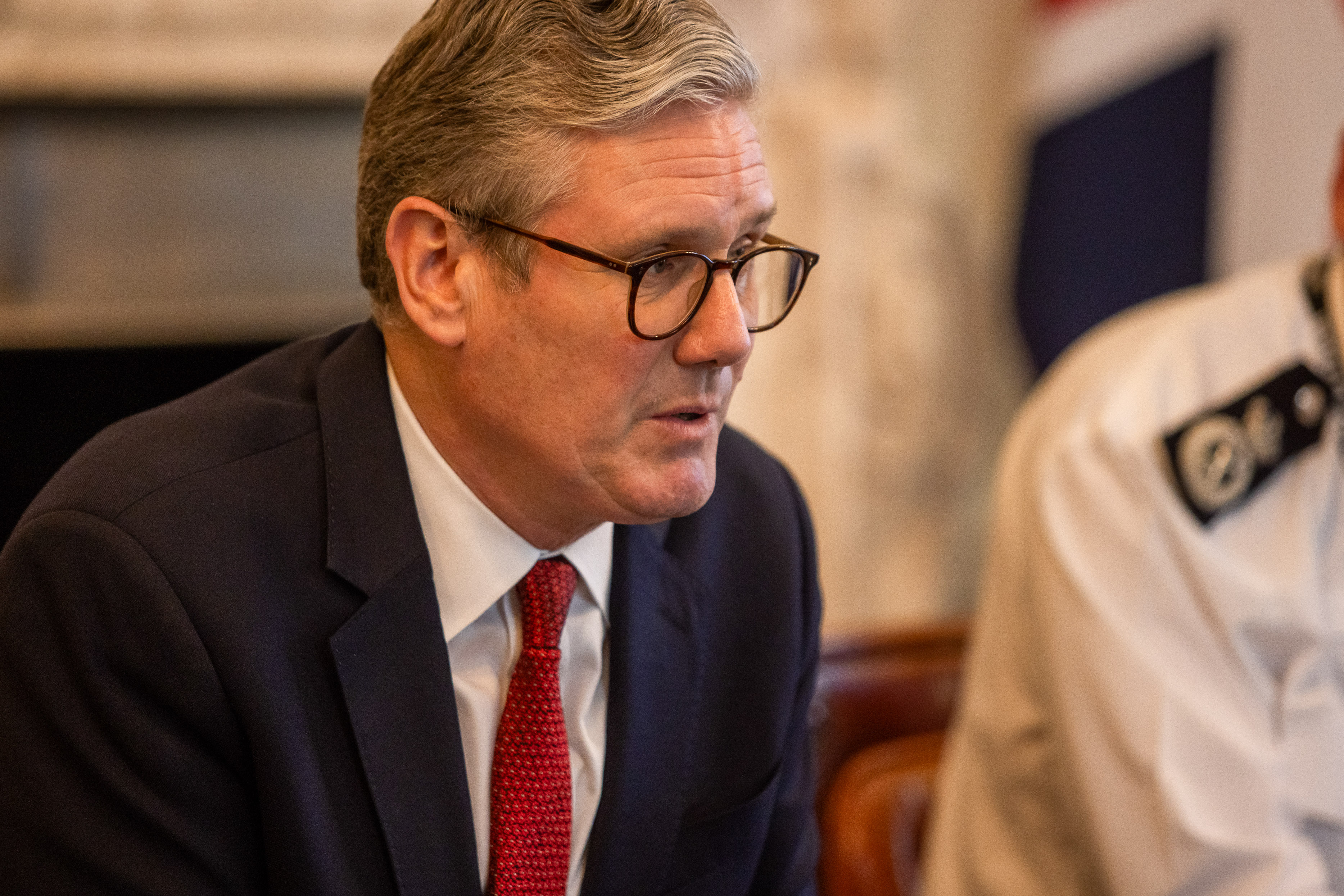 UK Prime Minister Keir Starmer Holds A News Conference
