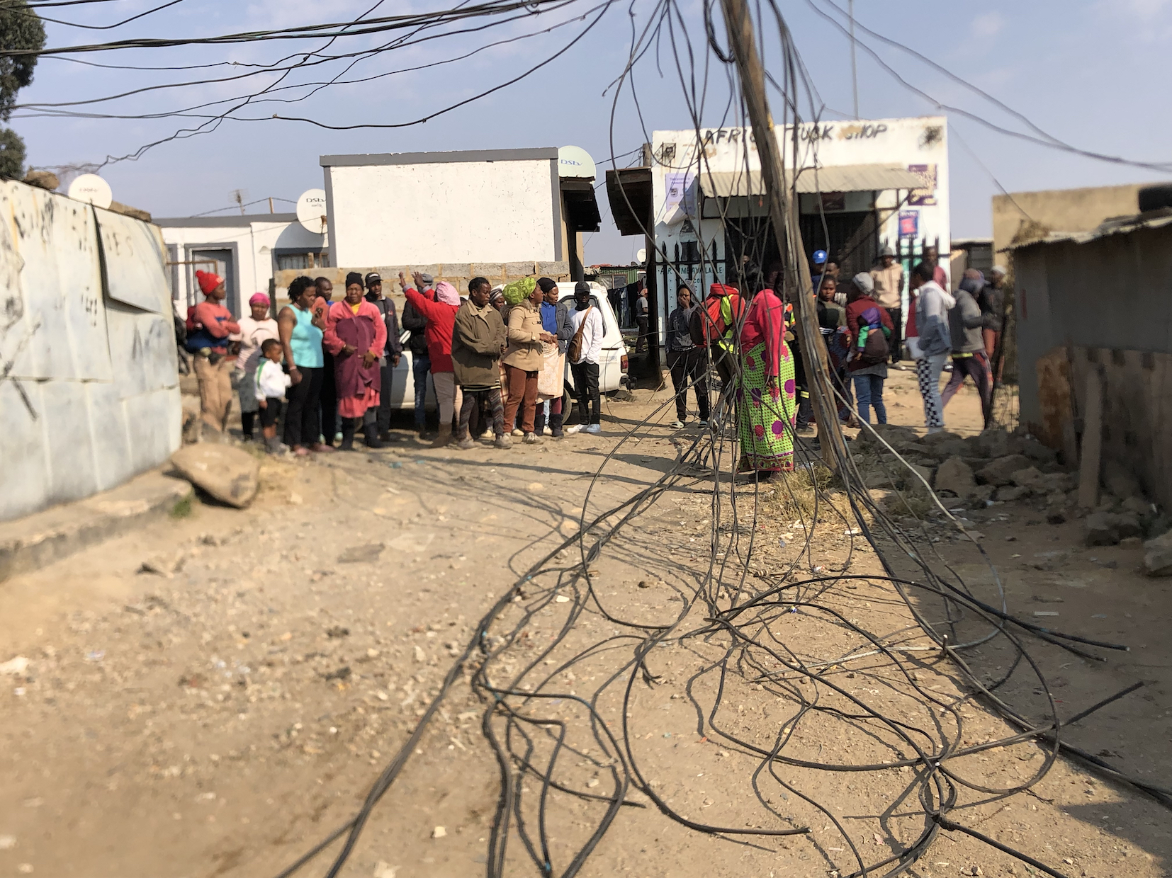 Joburg community plays cat and mouse with City Power over illegal connections