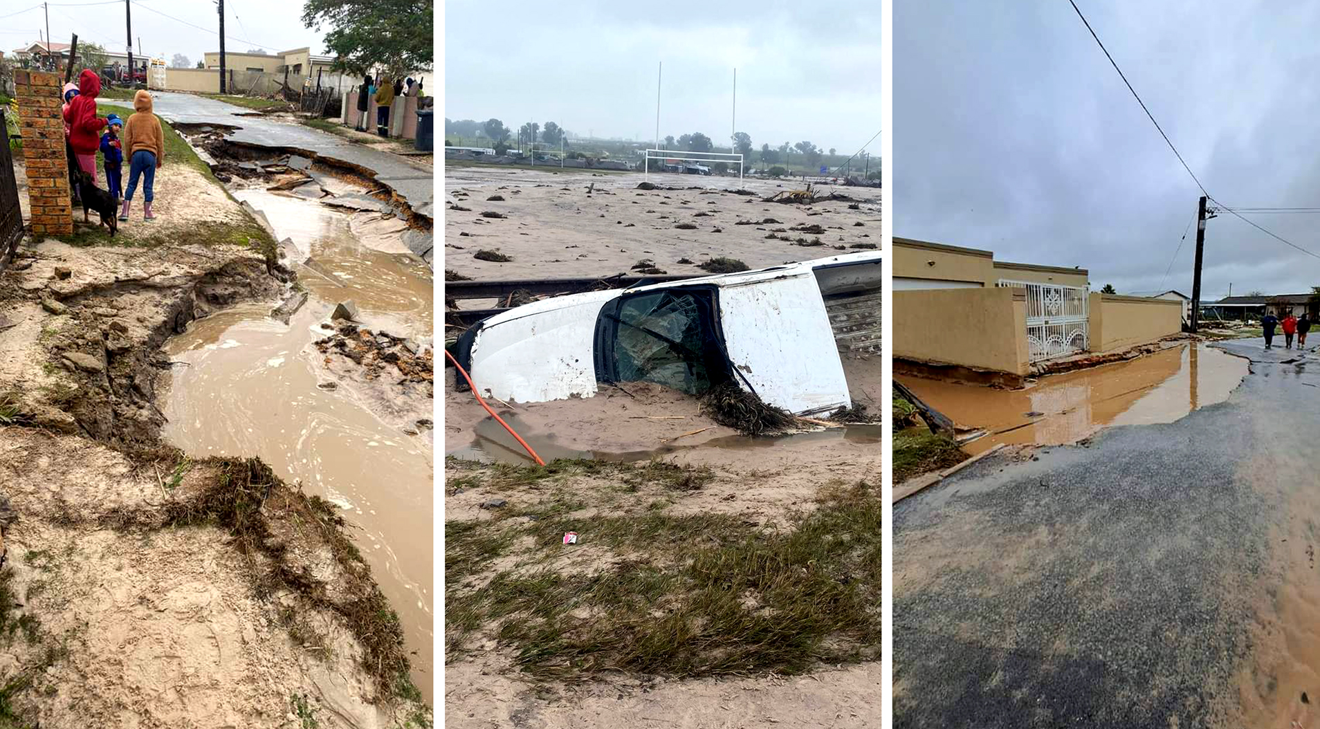 14 people in hospital and 444 receiving humanitarian aid after three dams collapse in Western Cape